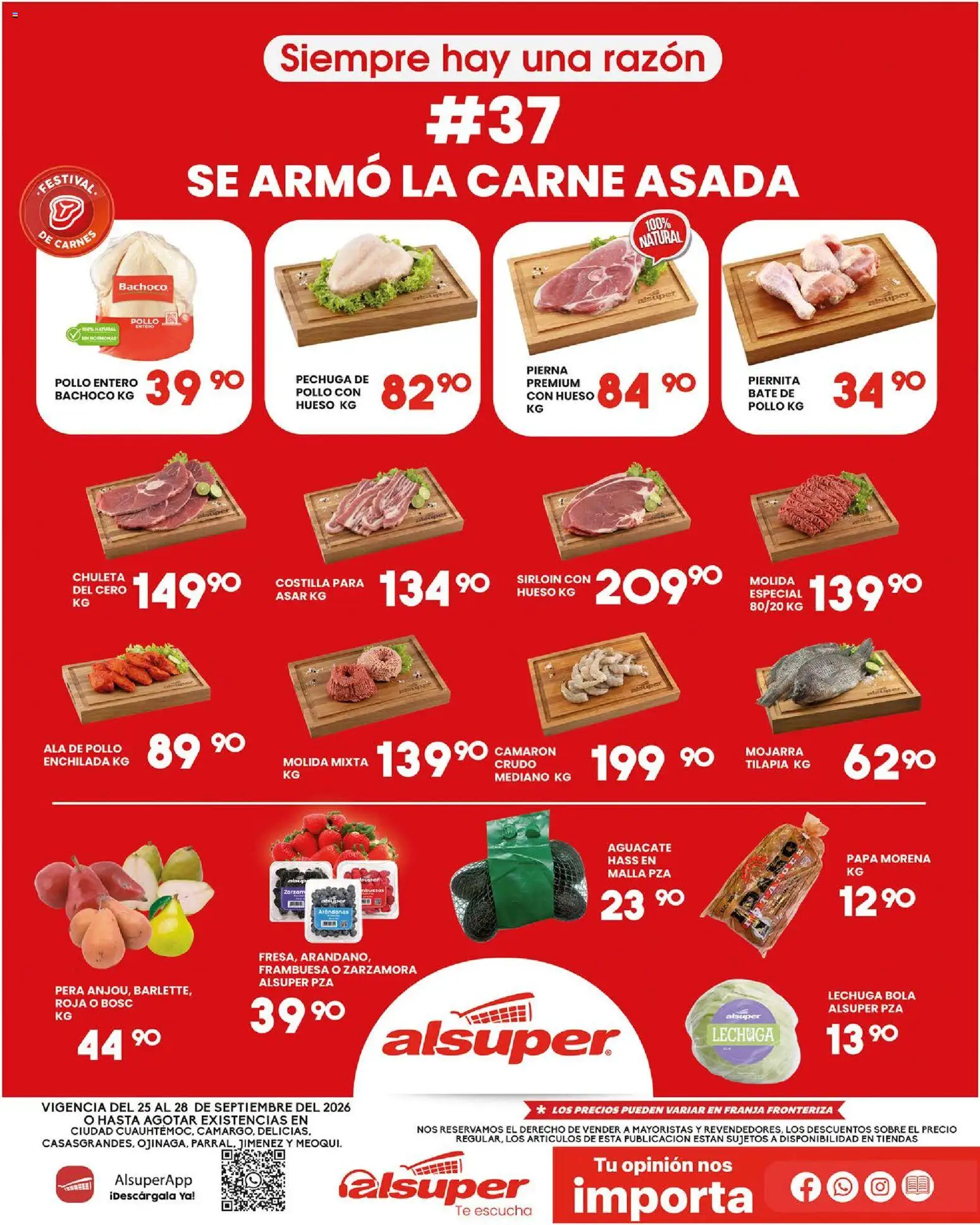 Nuevas ofertas de Alsuper válidas en toda la República Mexicana desde el 25/09/2026. ¡Encuentra las mejores ofertas en Alsuper folleto! | Página: 1