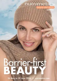 Preview of Nutrimetics Catalogue Barrier-first Beauty - valid from 26.05.2026