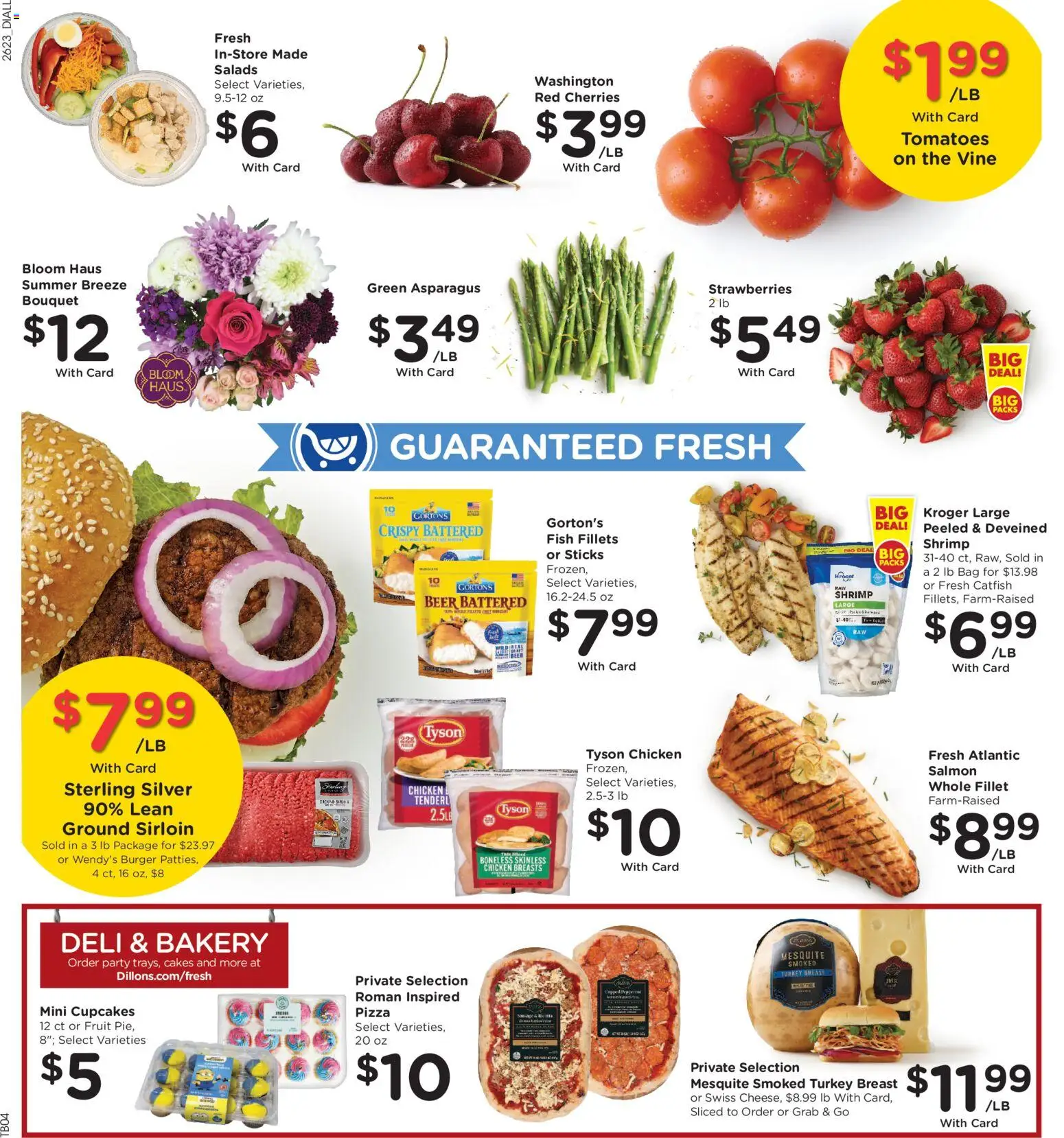Dillons Weekly Ad - valid from 07/08/2026 | Page: 12 | Products: Asparagus, Pizza, Tomatoes, Bag