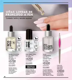 Vista previa Millanel - Catálogo válido desde el 20/07/2026 | Página: 86 | Productos: Serum, Fijador, Lima, Secador de esmalte