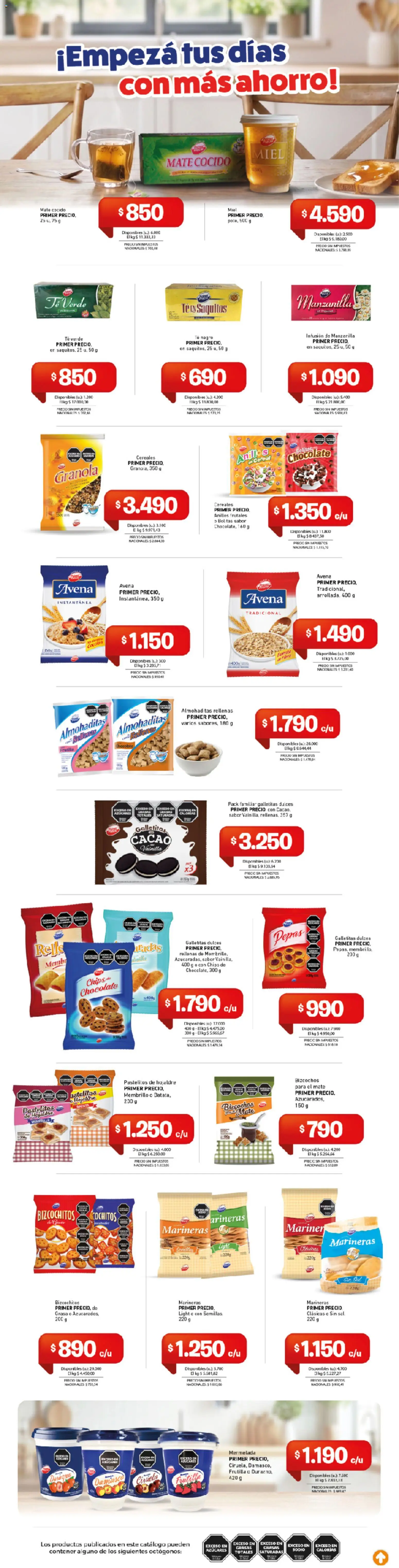 Cooperativa Obrera - Folleto │ válido desde el 17/09/2026 | Página: 2 | Productos: Mate, Té, Cereales, Bizcochos