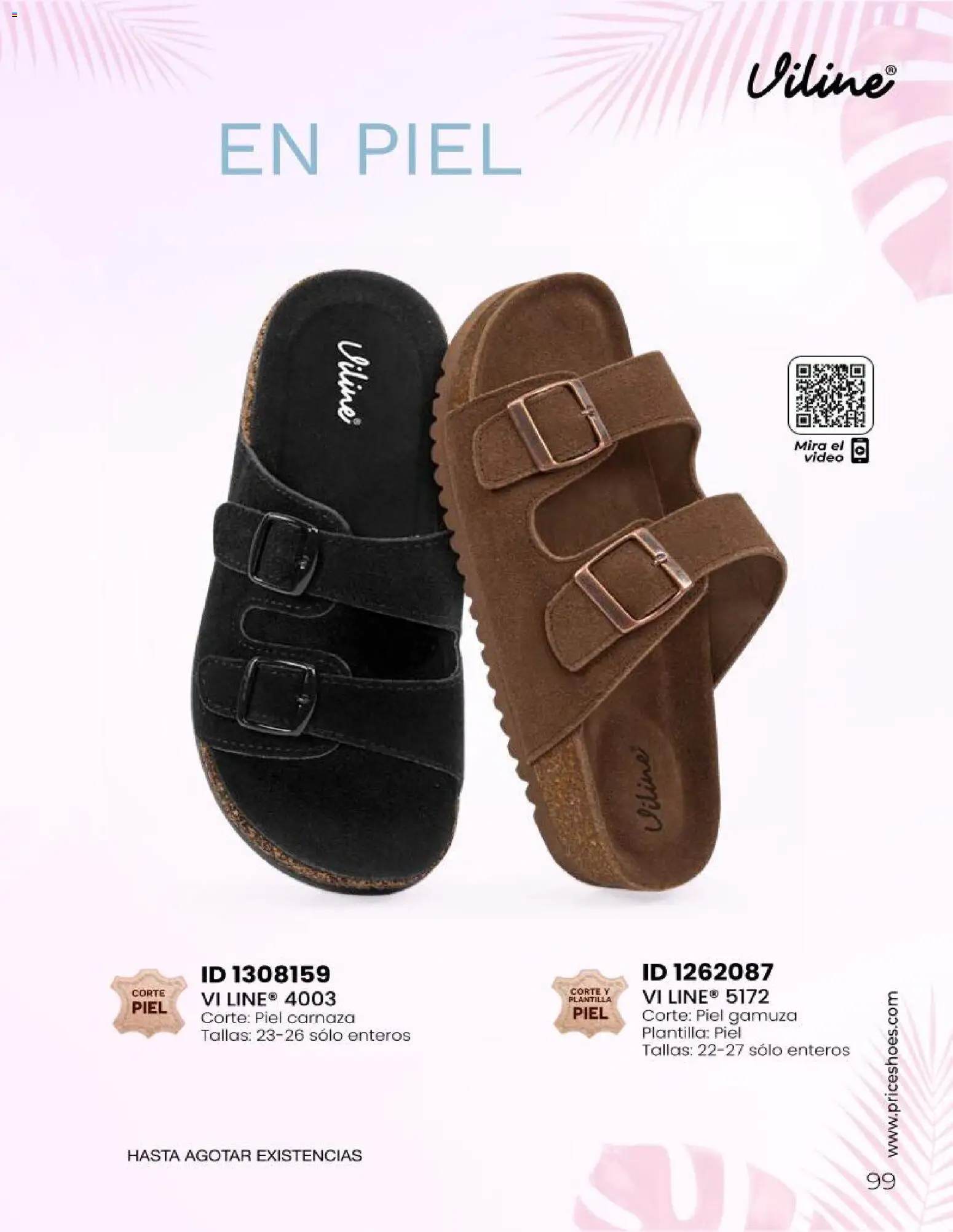 Nuevas ofertas de Price Shoes válidas en toda la República Mexicana desde el 23/06/2026. ¡Encuentra las mejores ofertas en Price Shoes catálogo Sandalias 2026! | Página: 99 | Productos: Gamuza, Video