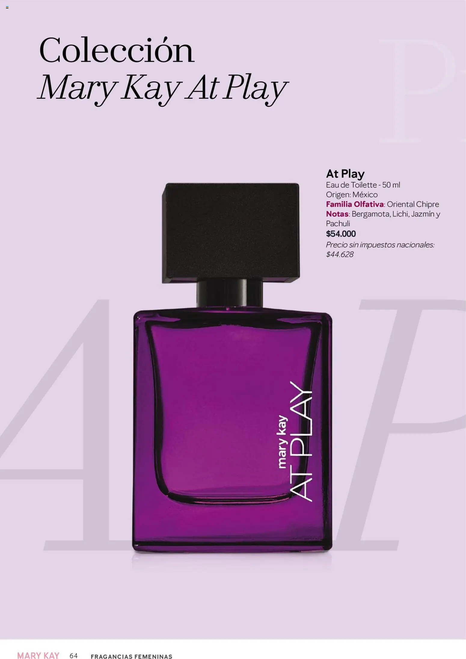 Mary Kay catálogo │ válido desde el 01/08/2026 | Página: 64 | Productos: Eau de toilette