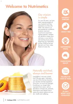 Preview of Nutrimetics Catalogue 2026 - valid from 01/01/2026 | Page: 2 | Products: Oil, Tools