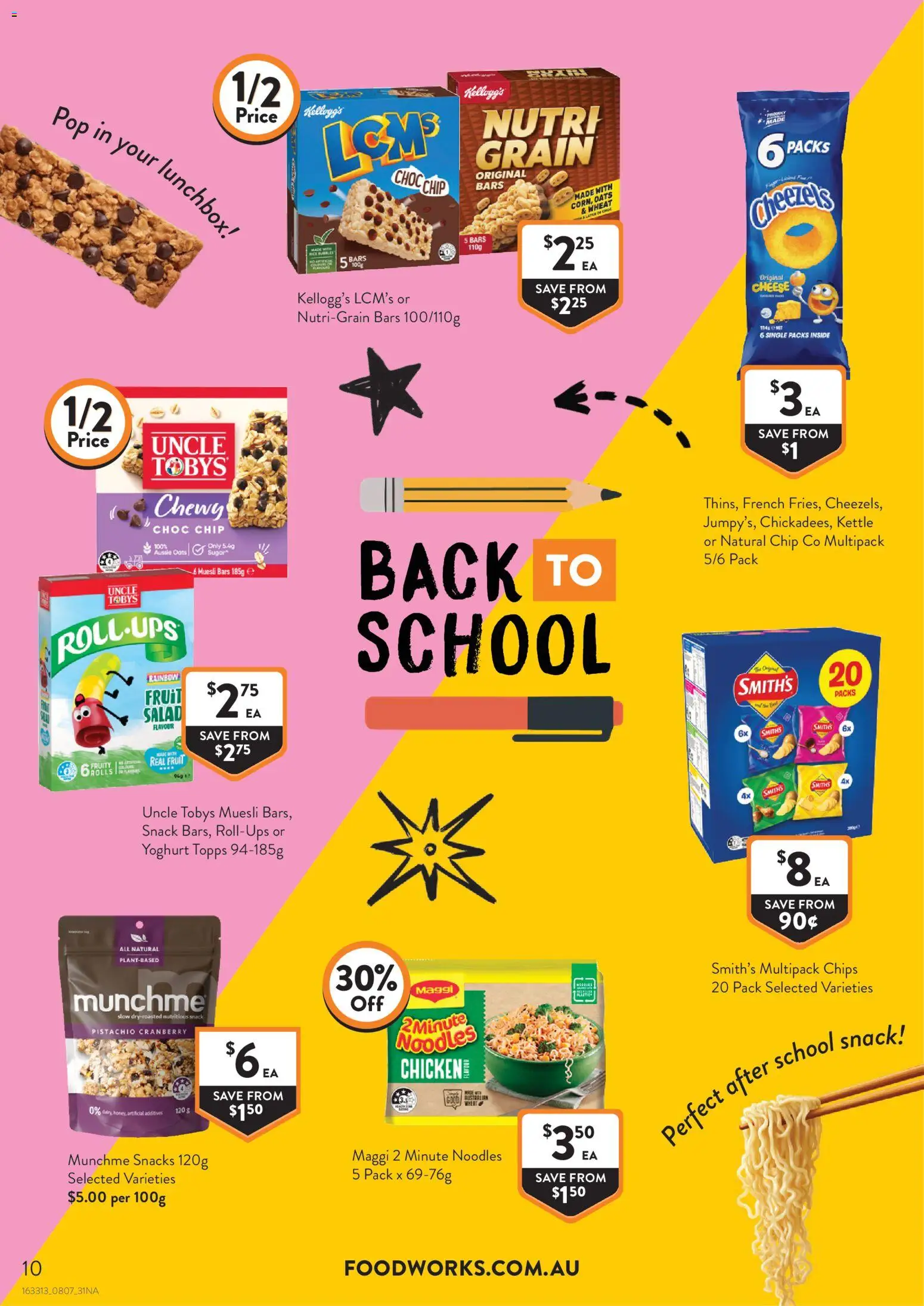 Foodworks catalogue - valid from 08/07/2026 | Page: 10 | Products: Cheese, Yoghurt, Oats, Wheat