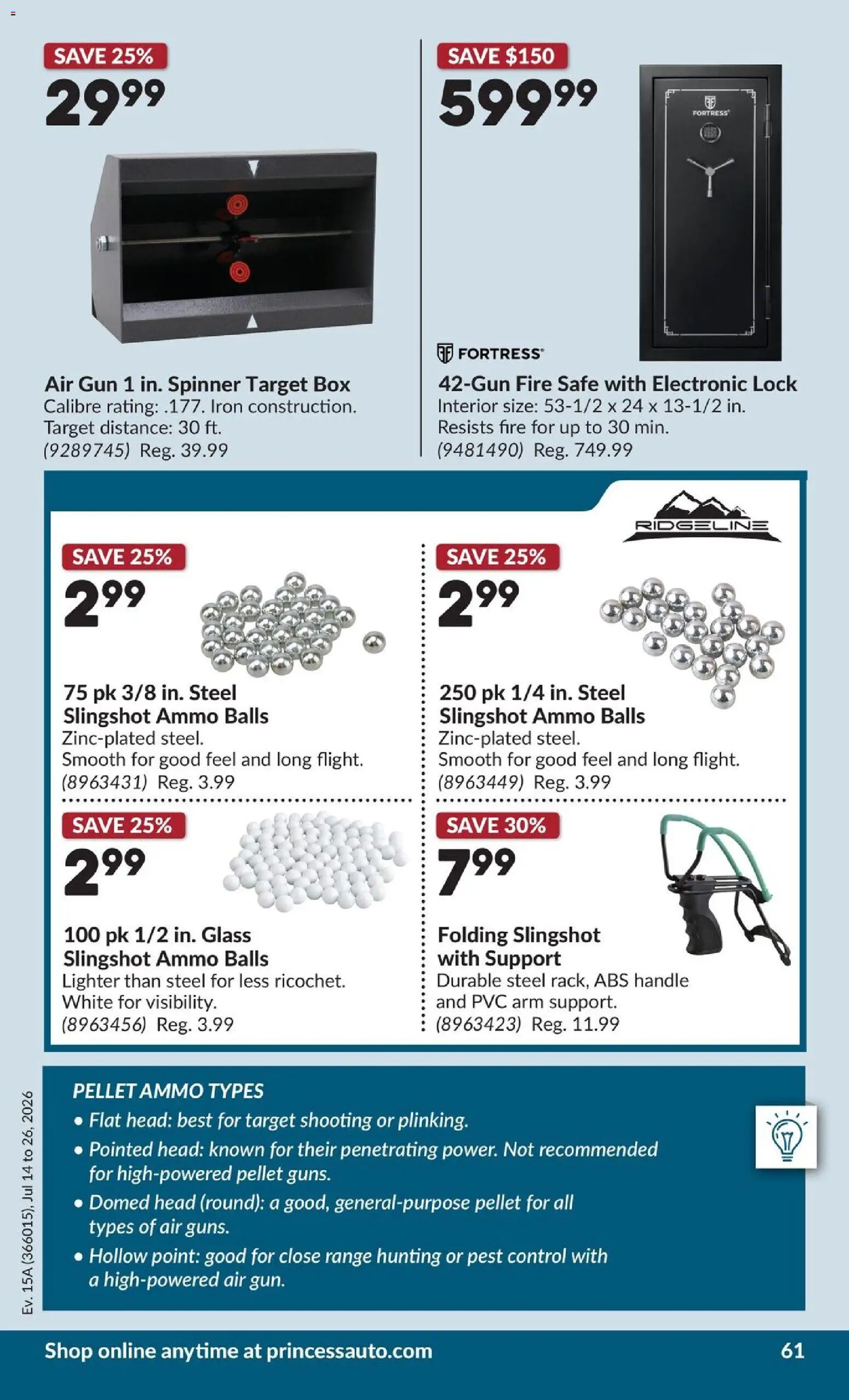 Princess Auto flyer valid from Jul 14, 2026 | Page: 74 | Products: Iron, Box