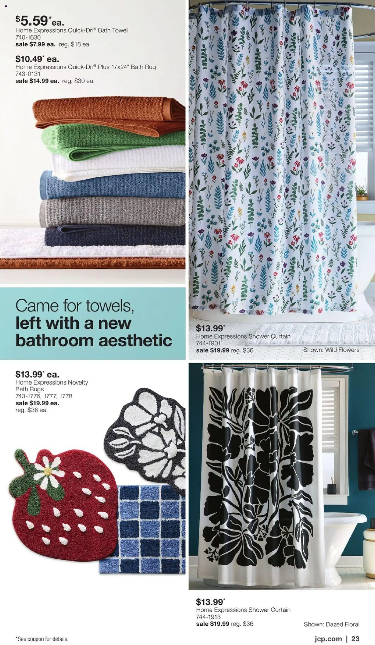 JCPenney Semi-Annual Home Sale - valid from 07/13/2026 | Page: 22 | Products: Bath, Shower