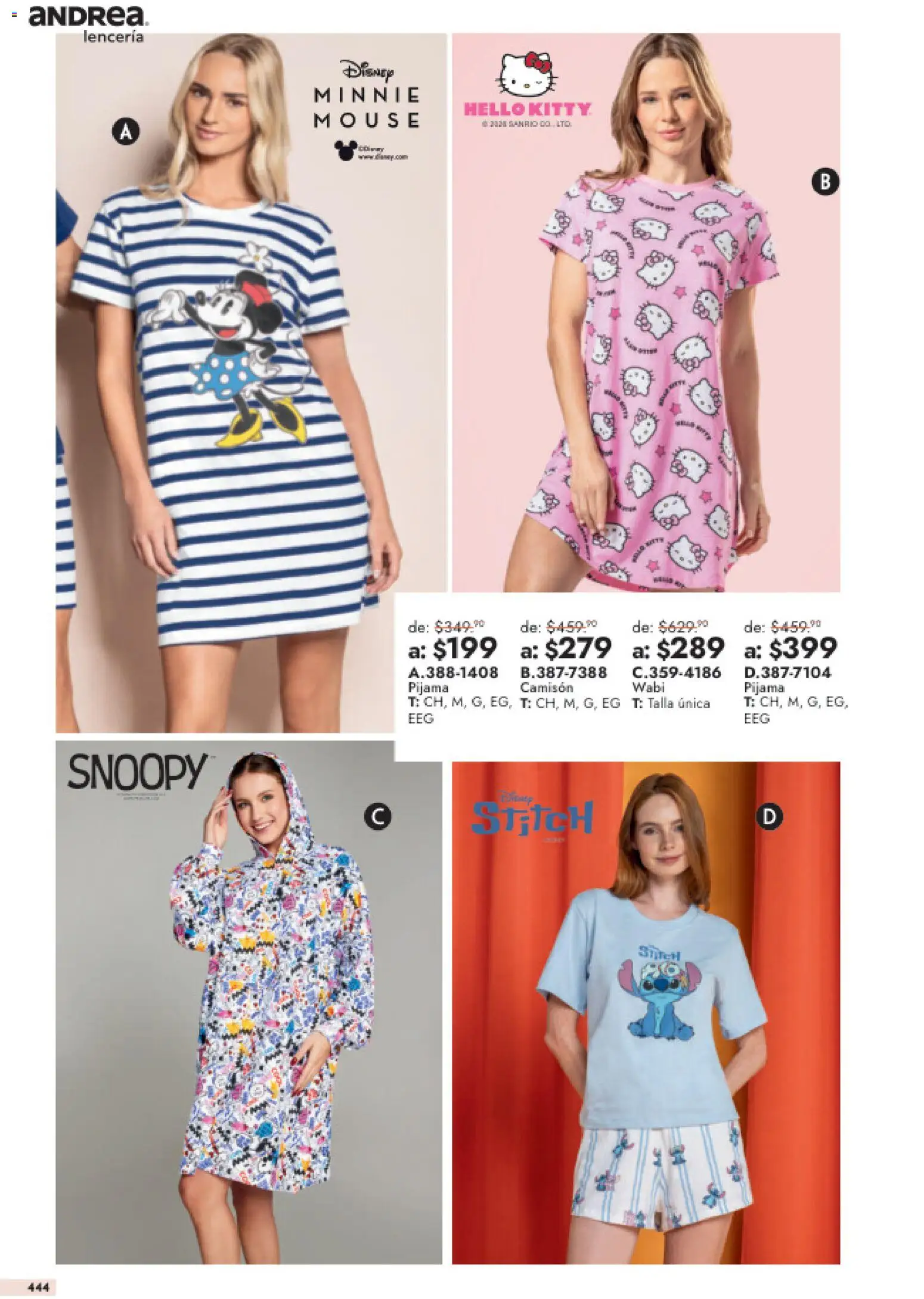 Nuevas ofertas de Andrea válidas en toda la República Mexicana desde el 26/07/2026. ¡Encuentra las mejores ofertas en Andrea catálogo Outlet! | Página: 444