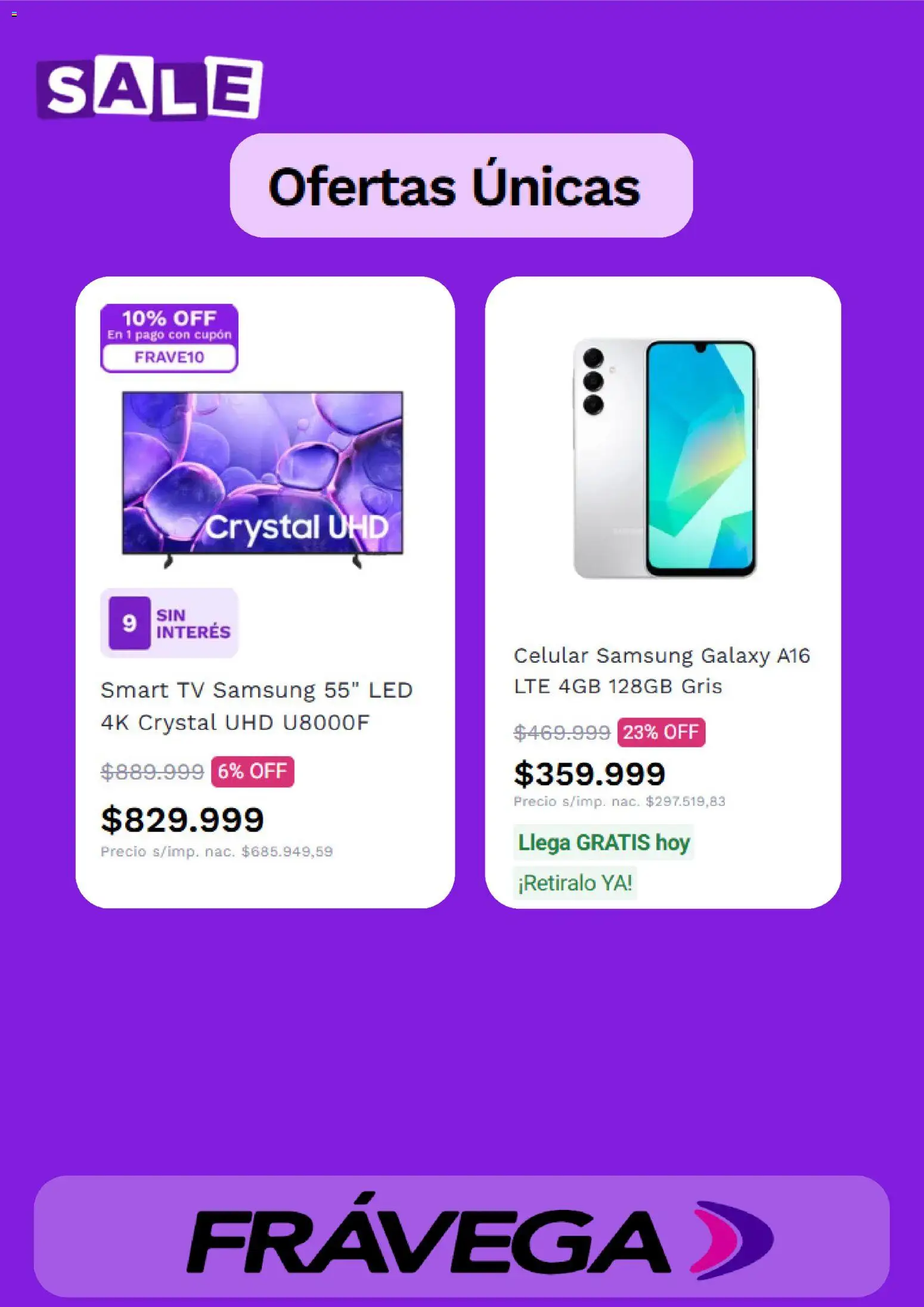 Frávega - Ofertas │ válido desde el 01/09/2026 | Página: 3 | Productos: Celular