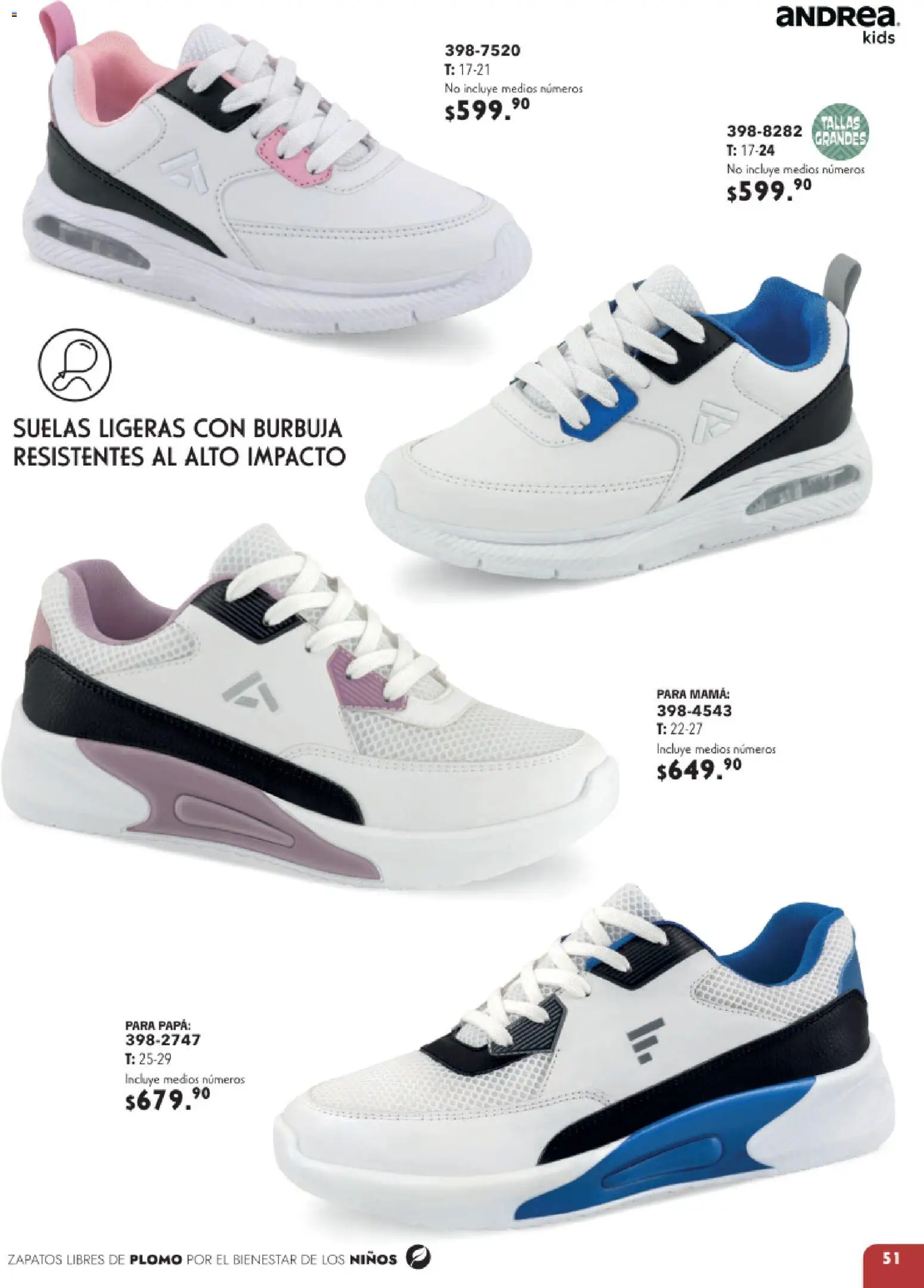 Nuevas ofertas de Andrea válidas en toda la República Mexicana desde el 23/08/2026. ¡Encuentra las mejores ofertas en Andrea catálogo Infantil! | Página: 51