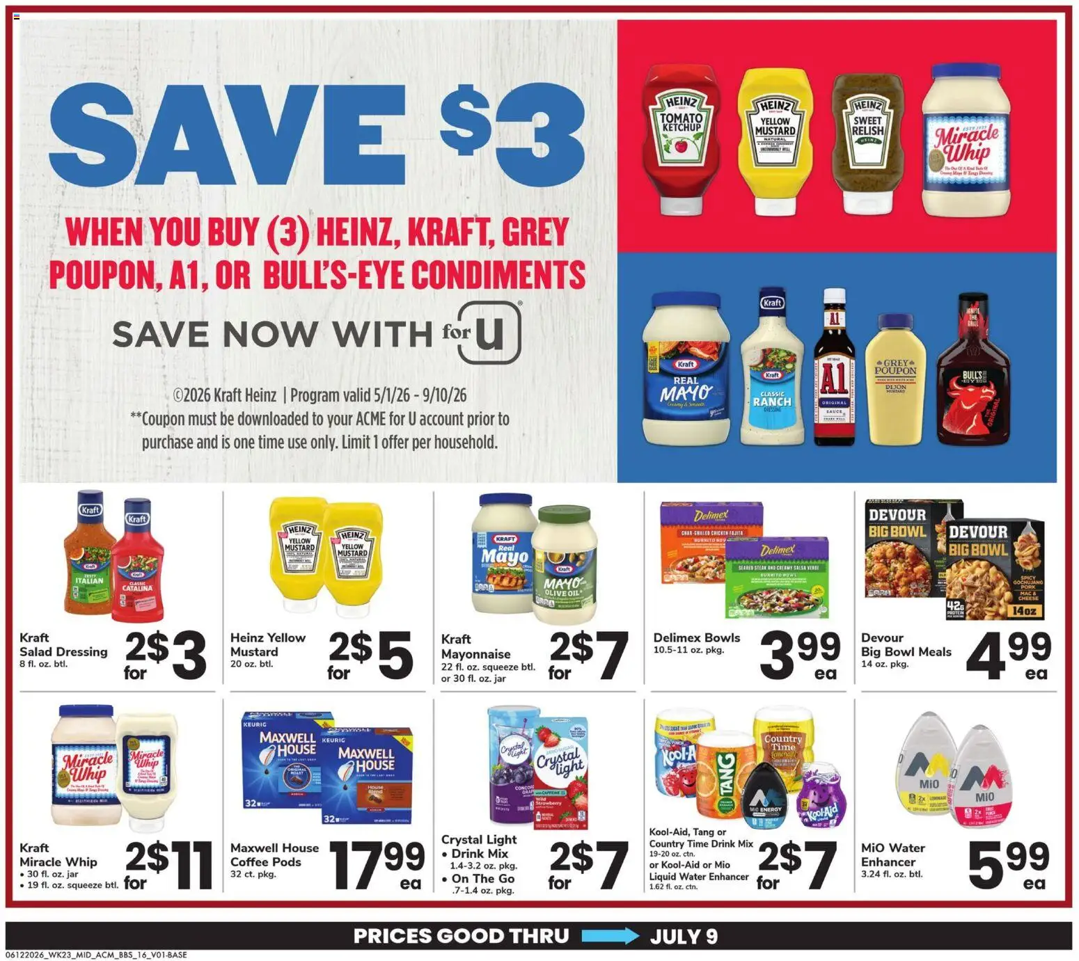 Acme Big Book of Savings - valid from 12.06.2026 | Page: 16 | Products: Cheese, Coffee, Mayonnaise, Sauce