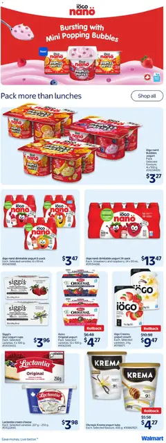 Preview of Cesar wet dog food, Pack. Selected flavours. 6 x 100 g. from shop Walmart valid from Oct 1, 2026 | Page: 18