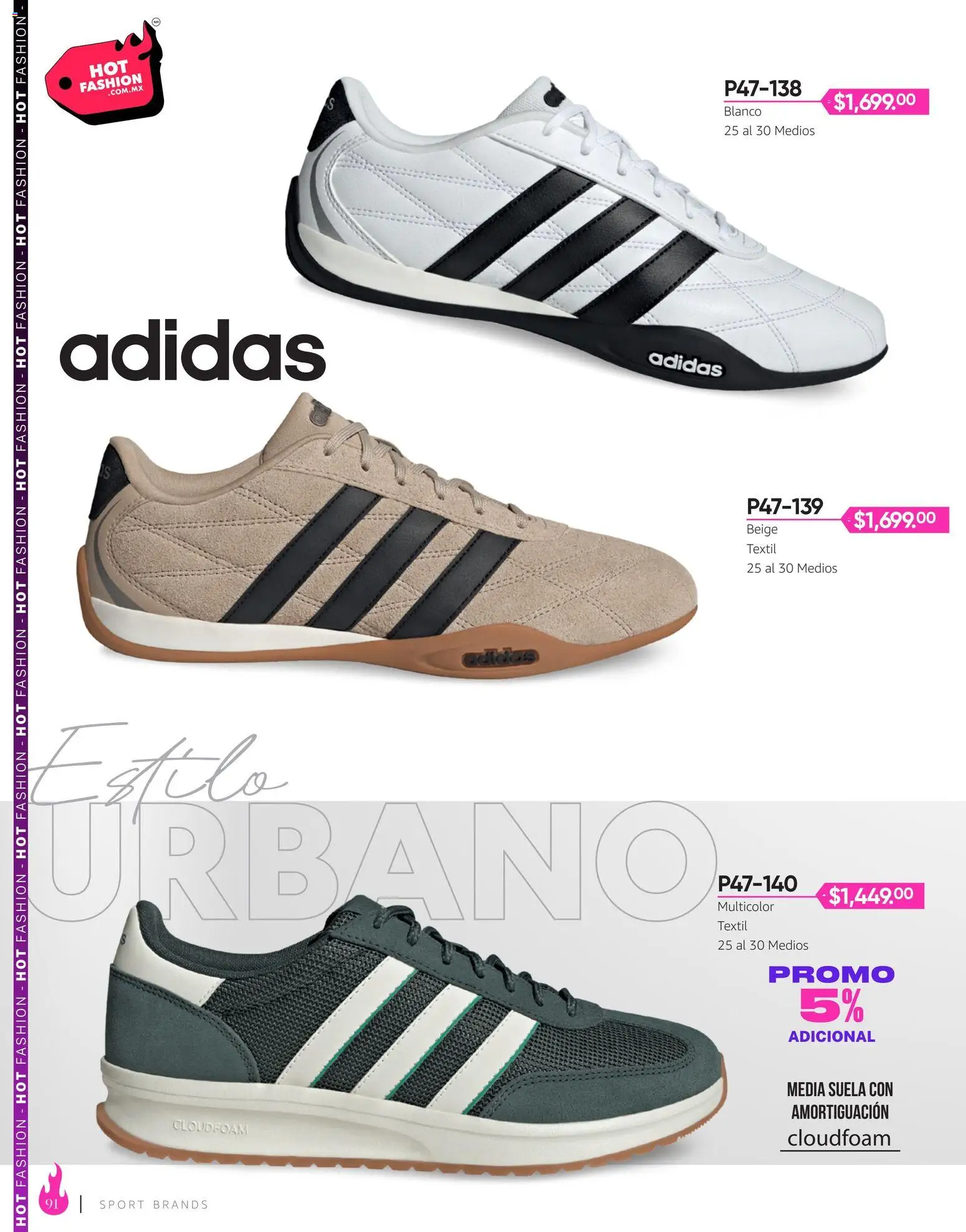 Nuevas ofertas de Cklass válidas en toda la República Mexicana desde el 03/08/2026. ¡Encuentra las mejores ofertas en Cklass catálogo Hot Fashion Calzado! | Página: 92