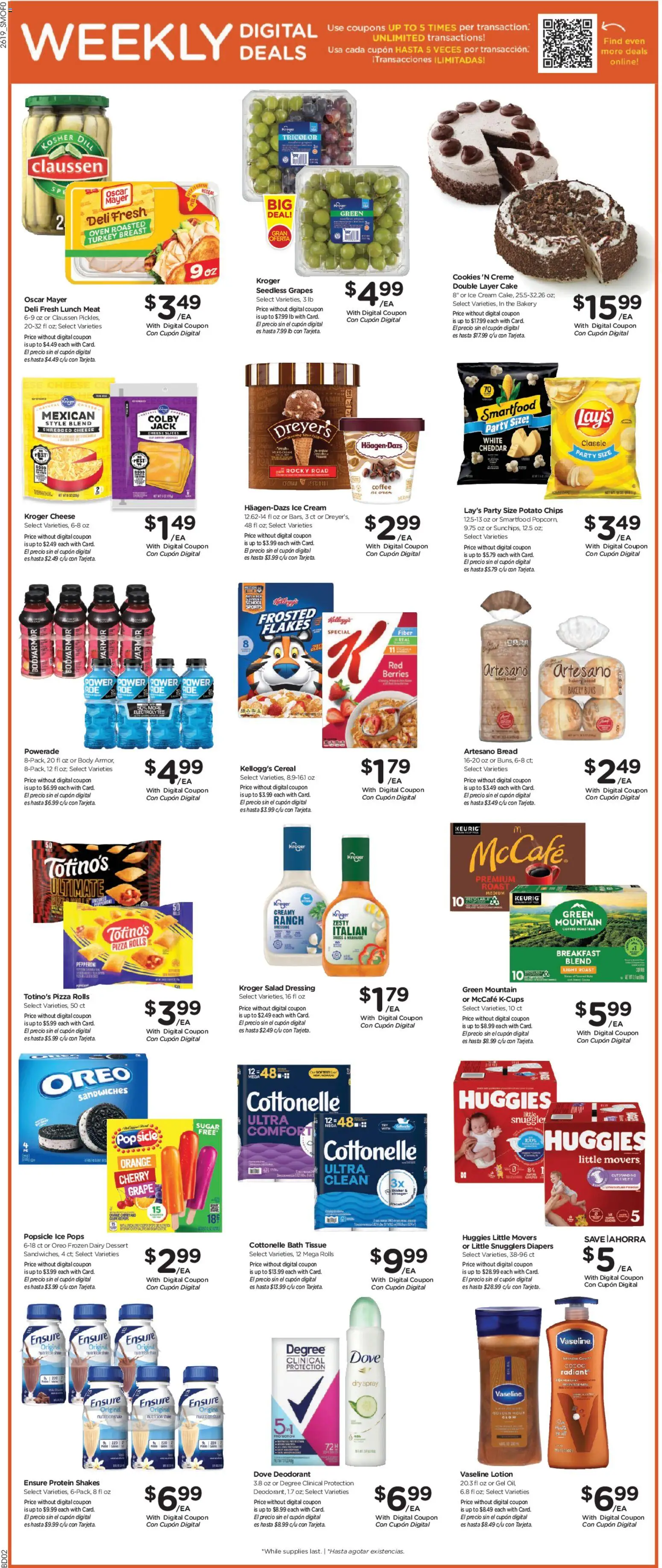 Smith's Weekly Ad - ID - valid from 10.06.2026 | Page: 2 | Products: Cheese, Pizza, Deodorant, Dress