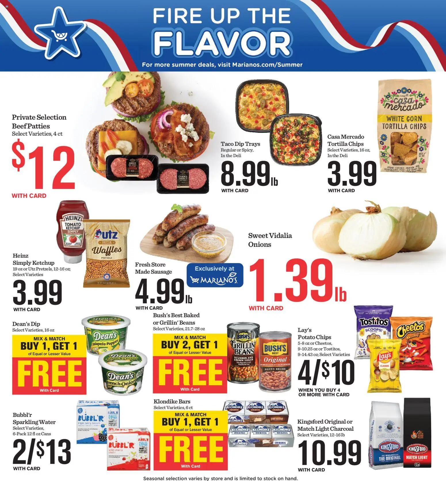 Mariano's Weekly Ad - valid from 06/24/2026 | Page: 9 | Products: Corn, Water, Sugar, Sausage