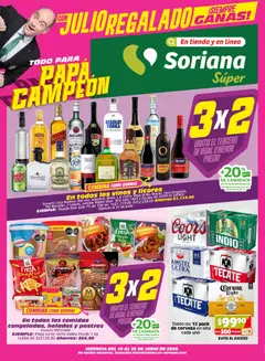 Vista previa de Soriana Julio Regalado Súper Nacional, nuevo folleto de la tienda, válido en México a partir del 19.06.2026