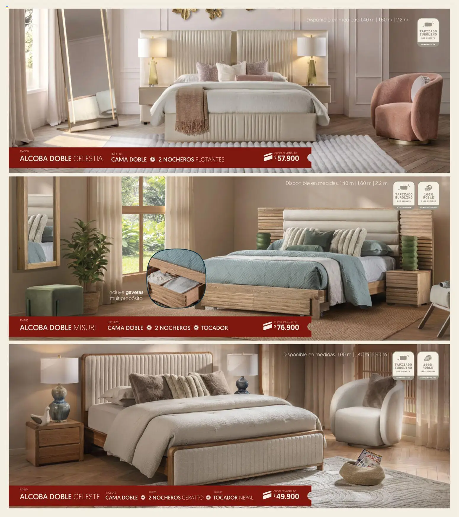 Muebles jamar revista - valida desde el 23/07/2026 | Página: 3 | Productos: Cama