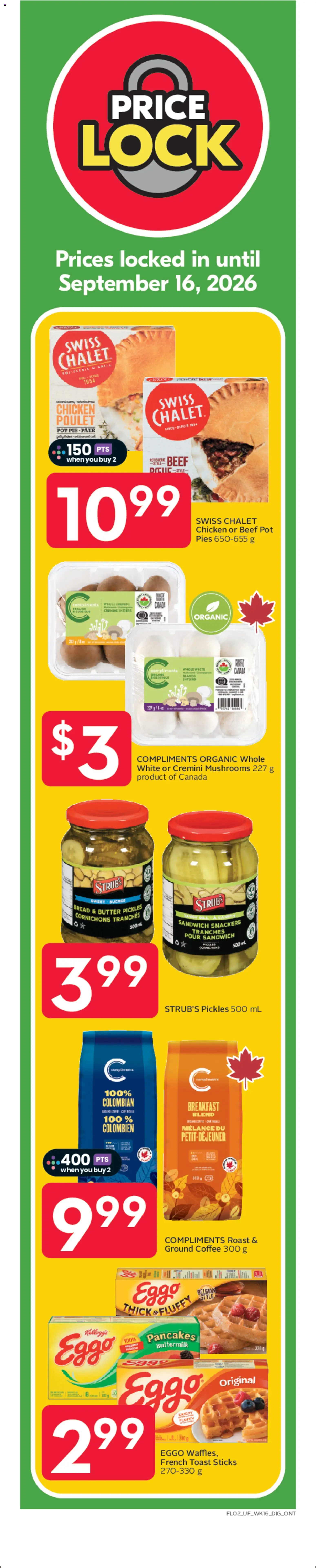 Sobeys flyer valid from Aug 13, 2026 | Page: 3 | Products: Beef, Toast, Butter, Bread