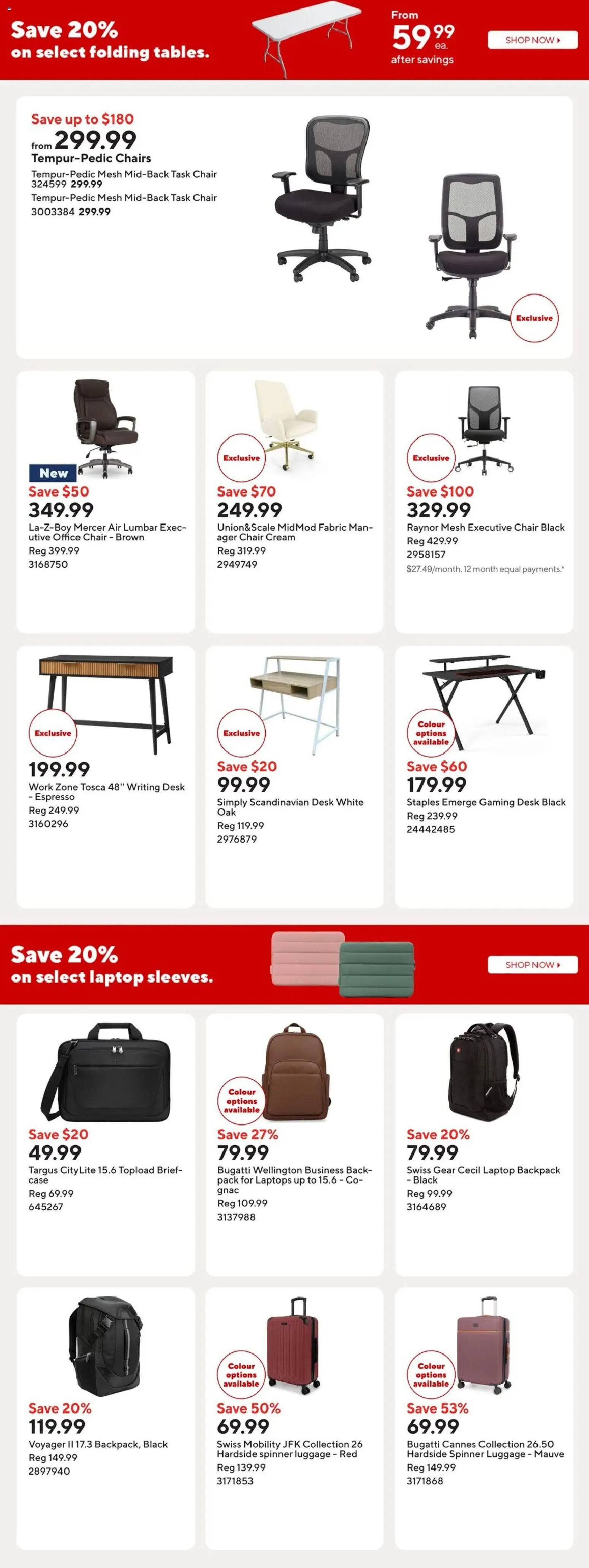 Staples flyer valid from Oct 30, 2026 | Page: 8