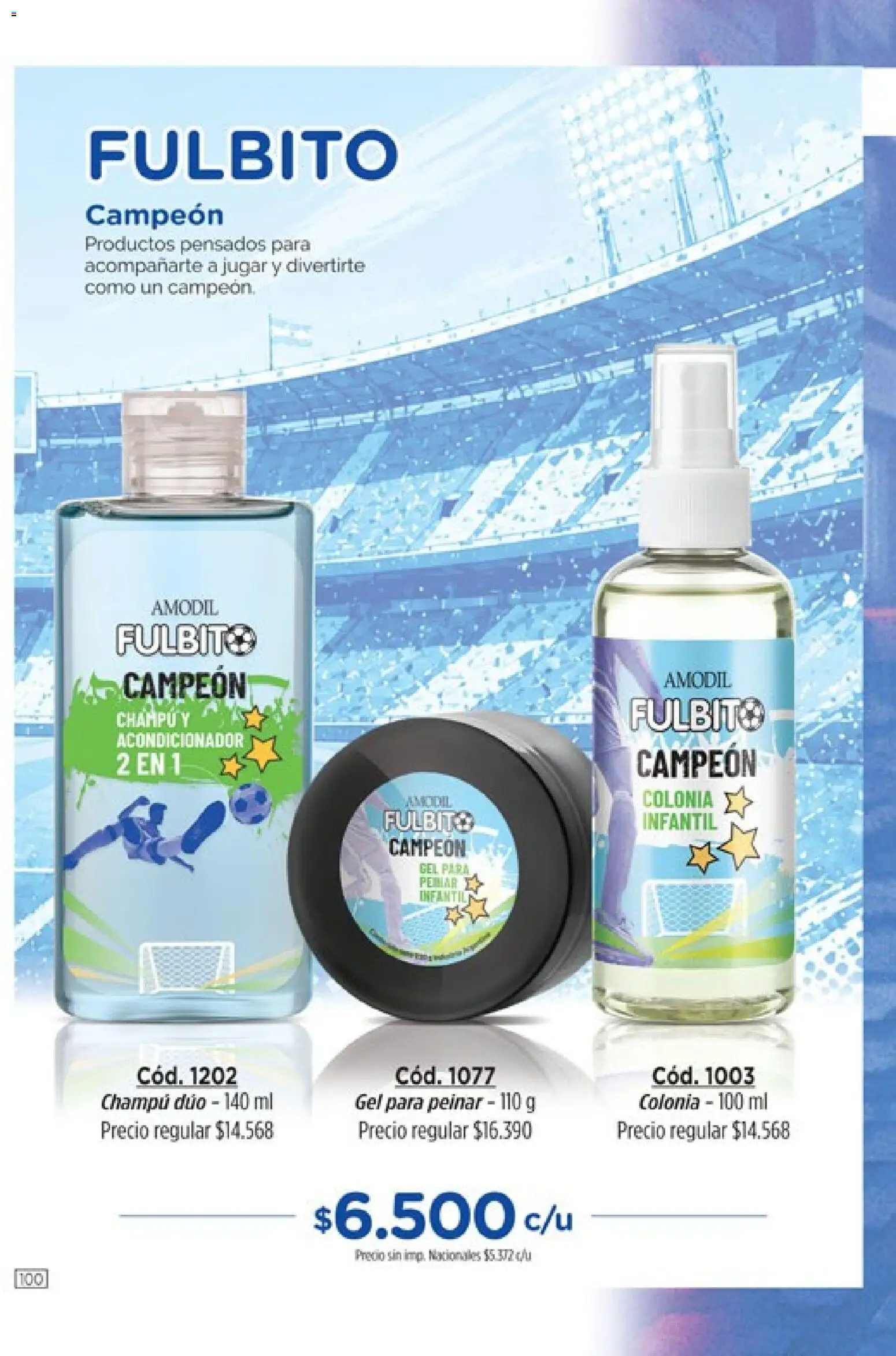 Catálogo Amodil Campaña 16 │ válido desde el 19/09/2026 | Página: 100 | Productos: Champú, Acondicionador