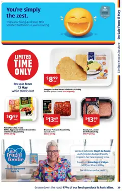 Preview of Aldi Snow Gear - valid from 20.05.2026 | Page: 39 | Products: Honey, Chicken, Pork, Sauce