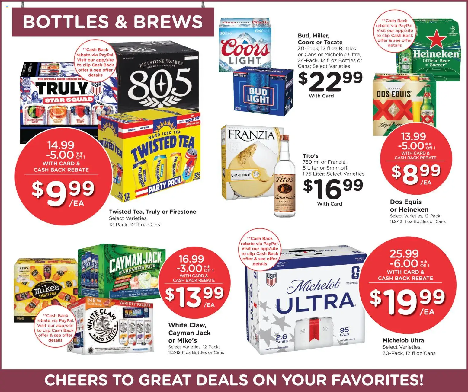 Smith's Weekly Ad - NM - valid from 10.06.2026 | Page: 9 | Products: Beer, Tea, Vodka, Watermelon