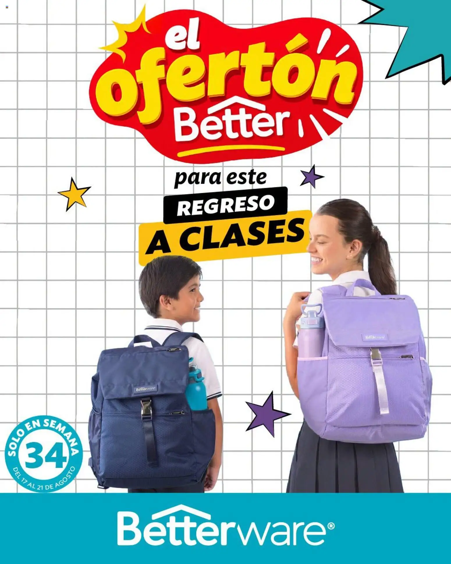 Nuevas ofertas de Betterware válidas en toda la República Mexicana desde el 17/08/2026. ¡Encuentra las mejores ofertas en Betterware catálogo El Ofertón! | Página: 1
