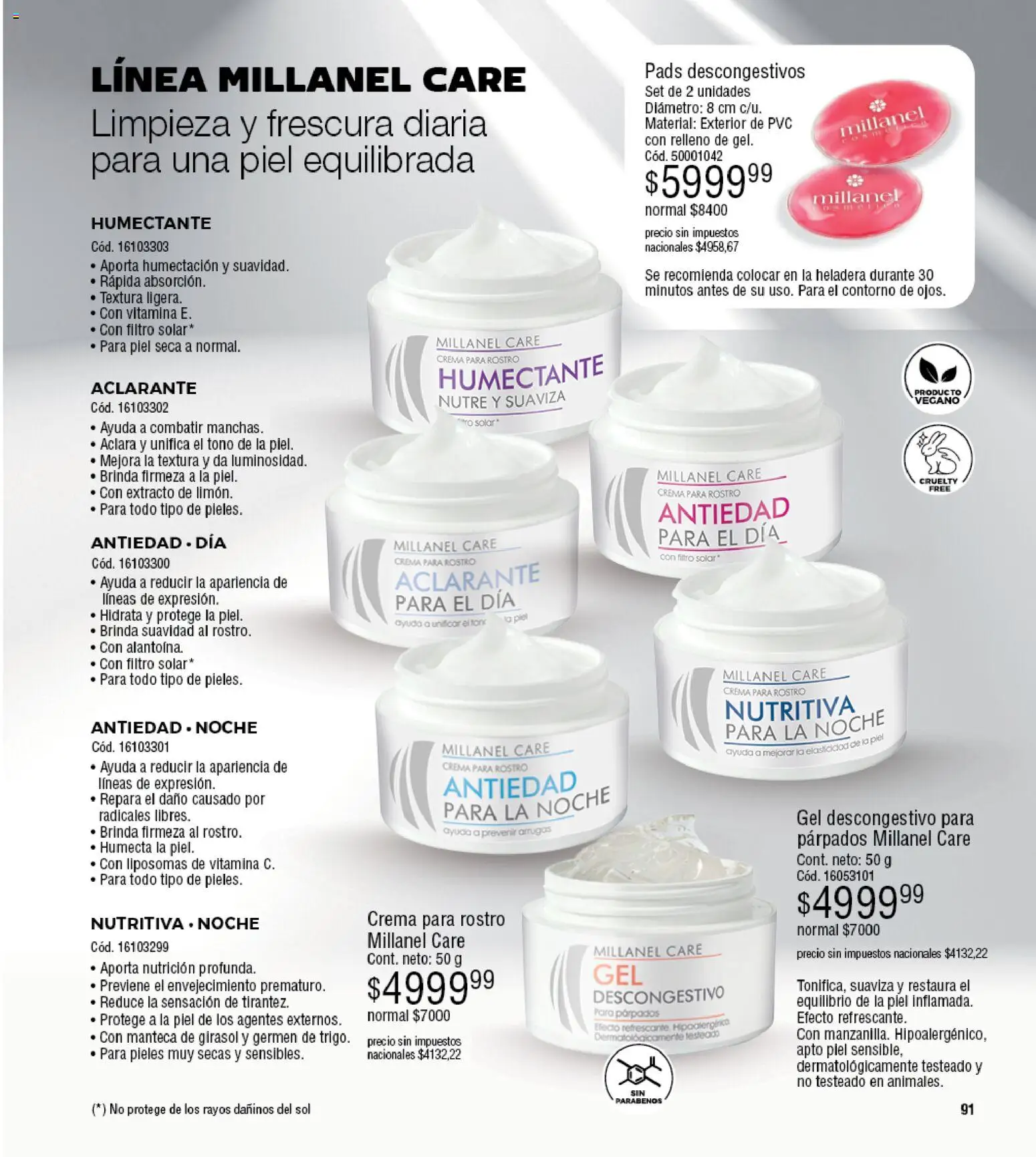 Millanel - Catálogo │ válido desde el 30/03/2026 | Página: 91 | Productos: Contorno, Heladera, Manteca, Crema
