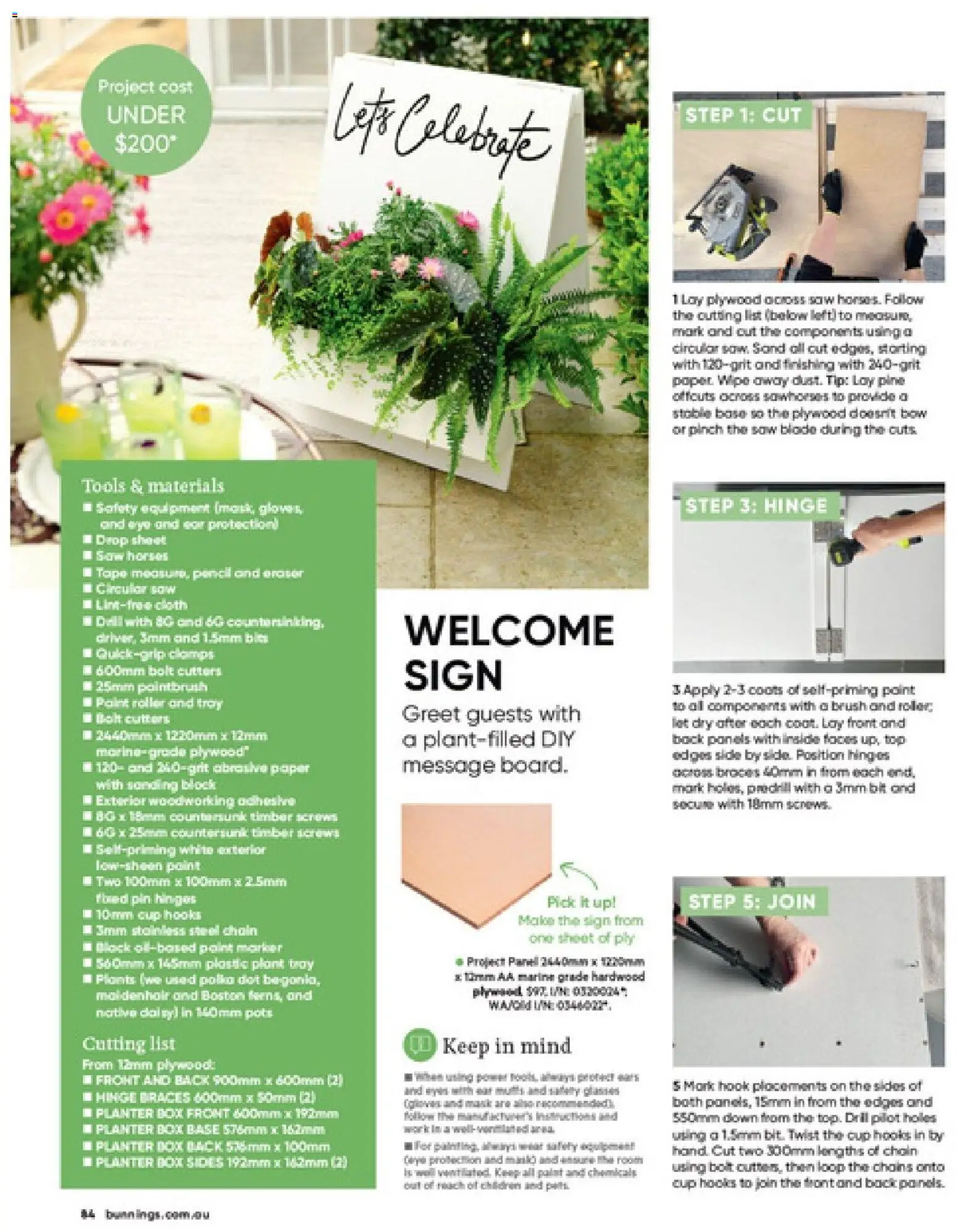 Bunnings Warehouse catalogue - valid from 01/09/2026 | Page: 84 | Products: Cloth, Plant, Gloves, Pencil