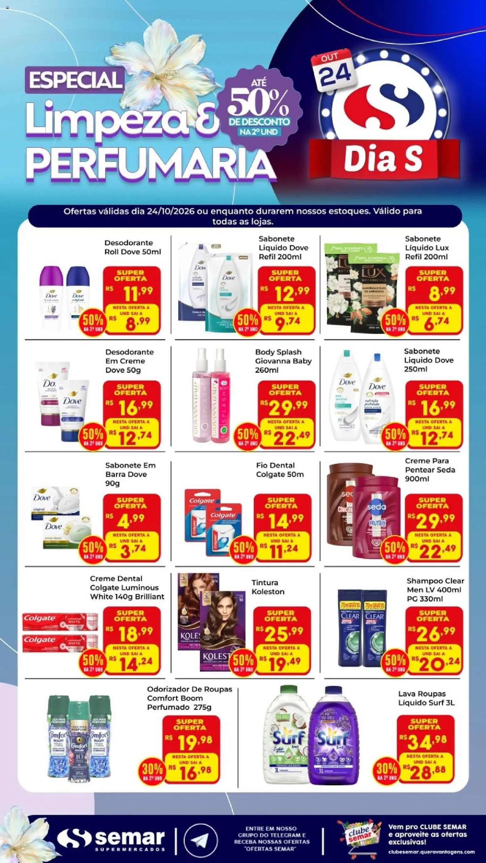 Semar Supermercado Folheto - válido de 24/10/2026 | Página: 1