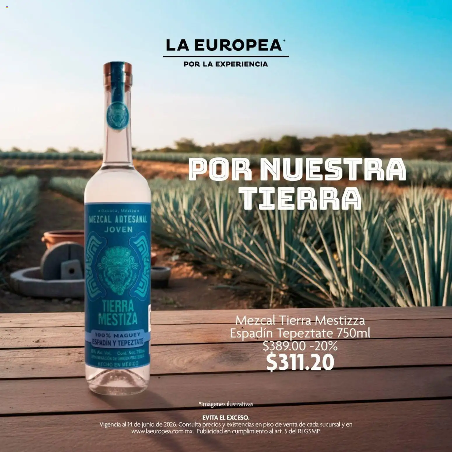 Nuevas ofertas de La Europea válidas en toda la República Mexicana desde el 11.06.2026. ¡Encuentra las mejores ofertas en La Europea catálogo En junio brindamos con Mexico! | Página: 2