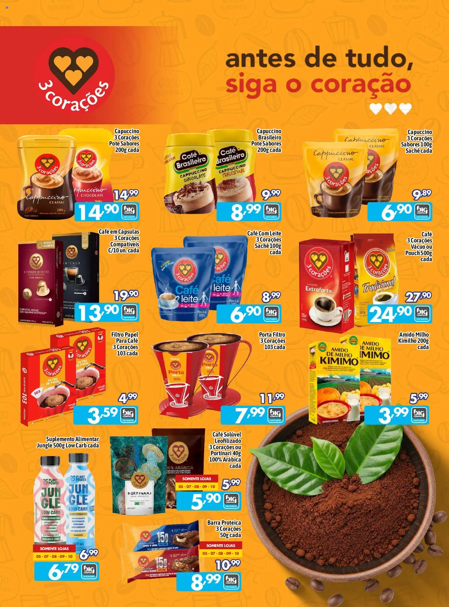 Big Compra Folheto - válido de 03/08/2026 | Página: 3 | Produtos: Filtro de papel, Porta, Amido de milho, Café solúvel