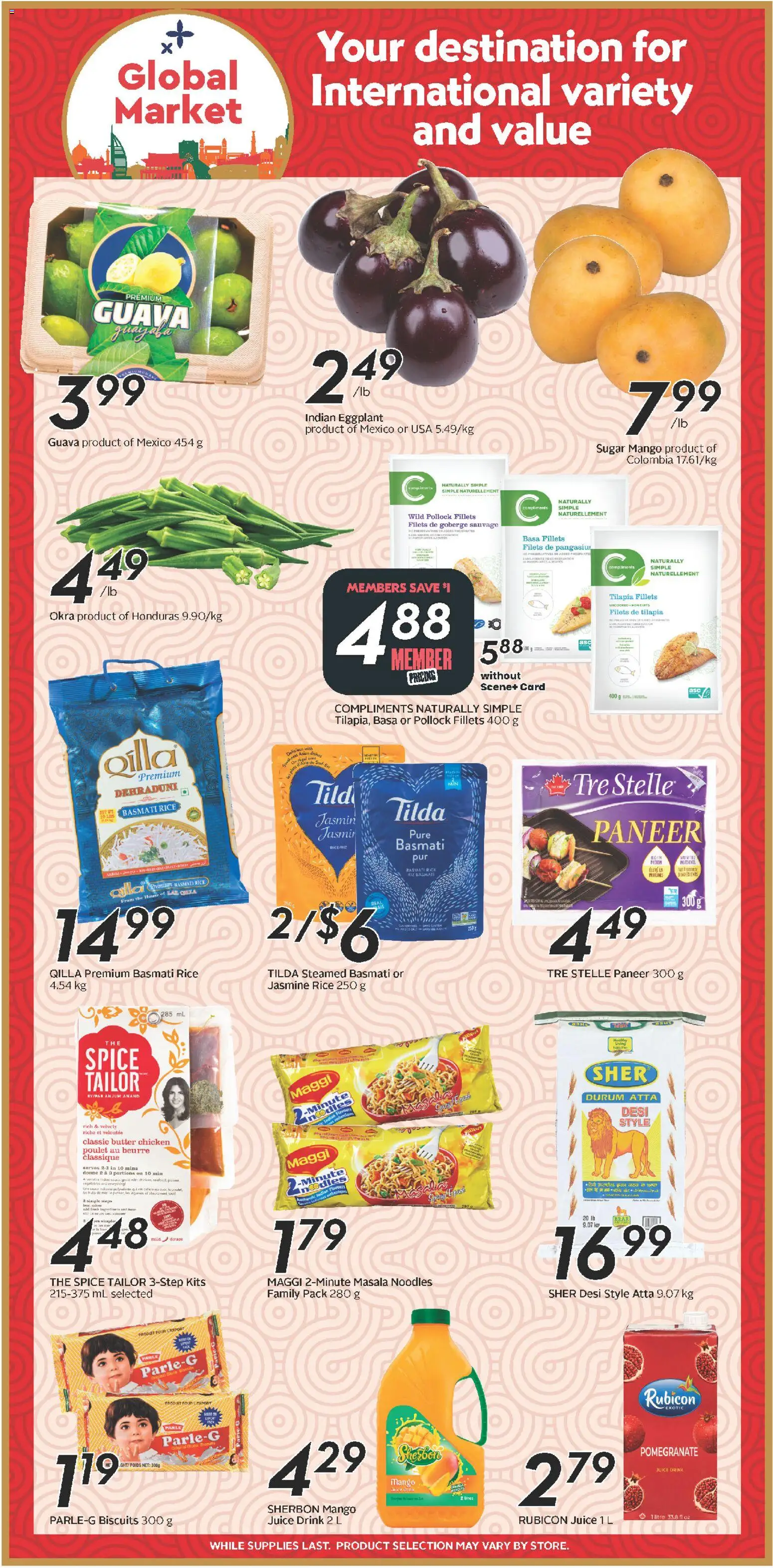 Safeway flyer valid from 11.06.2026 | Page: 15 | Products: Rice, Noodles, Butter, Chicken