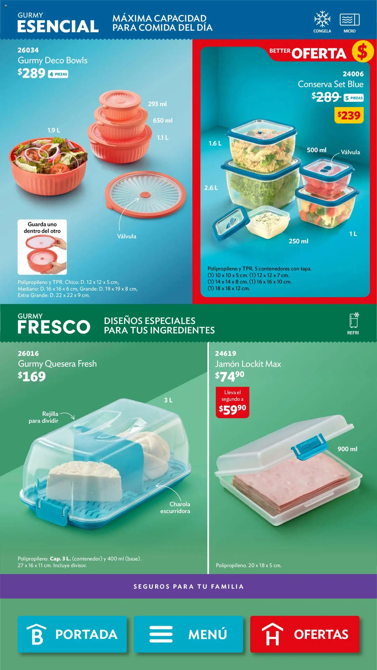 Nuevas ofertas de Betterware válidas en toda la República Mexicana desde el 03/08/2026. ¡Encuentra las mejores ofertas en Betterware campaña 8 2026! | Página: 28 | Productos: Jamón, Válvula, Contenedor, Ingredientes
