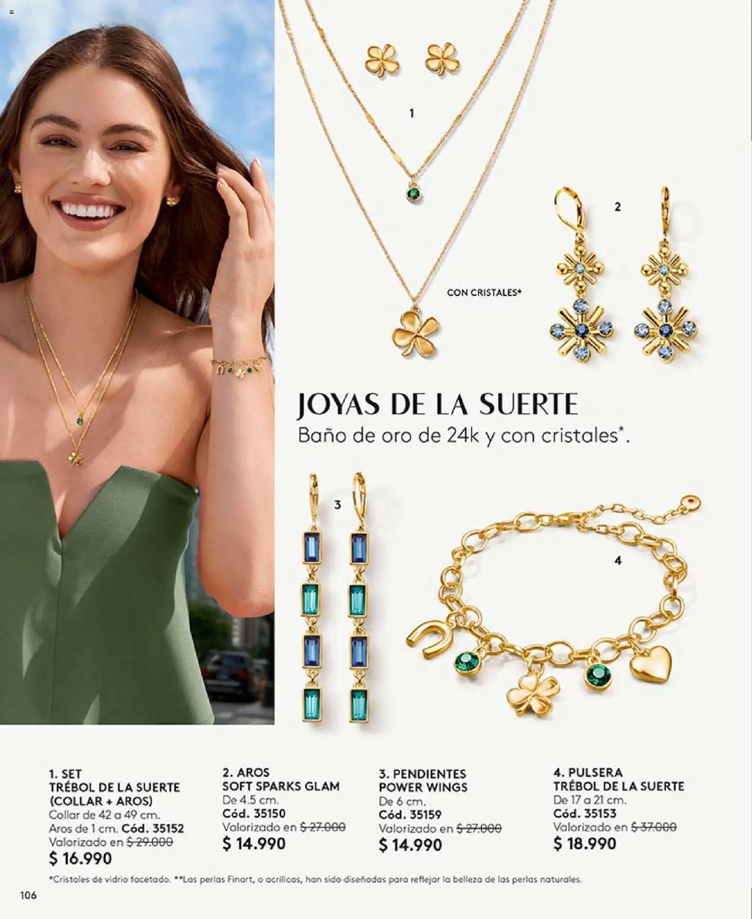 Catálogo Ésika Campaña 11 │ válido desde el 15.06.2026 | Página: 106 | Productos: Baño, Pulsera, Collar, Aros