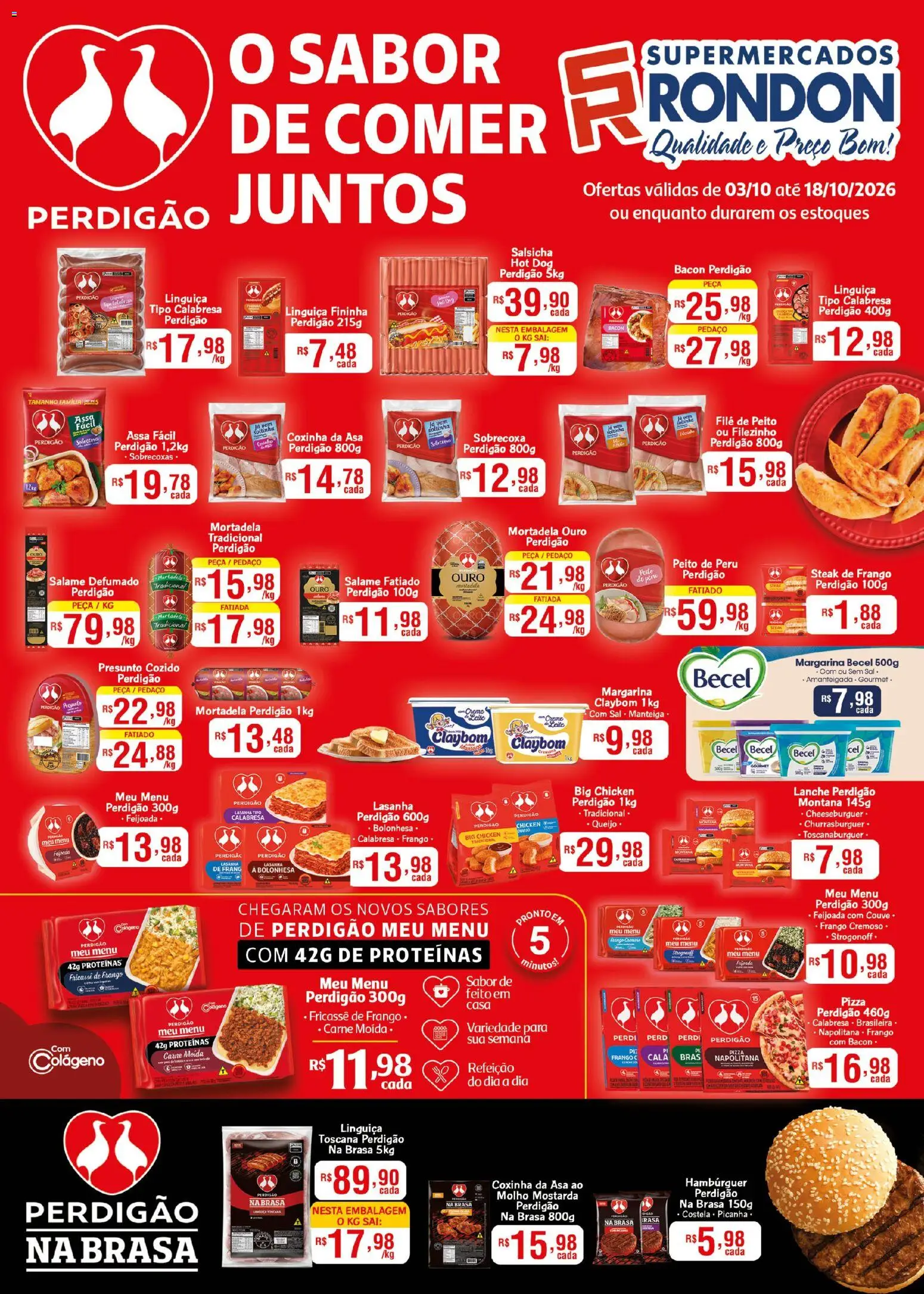 Supermercados Rondon Folheto - válido de 03/10/2026 | Página: 1