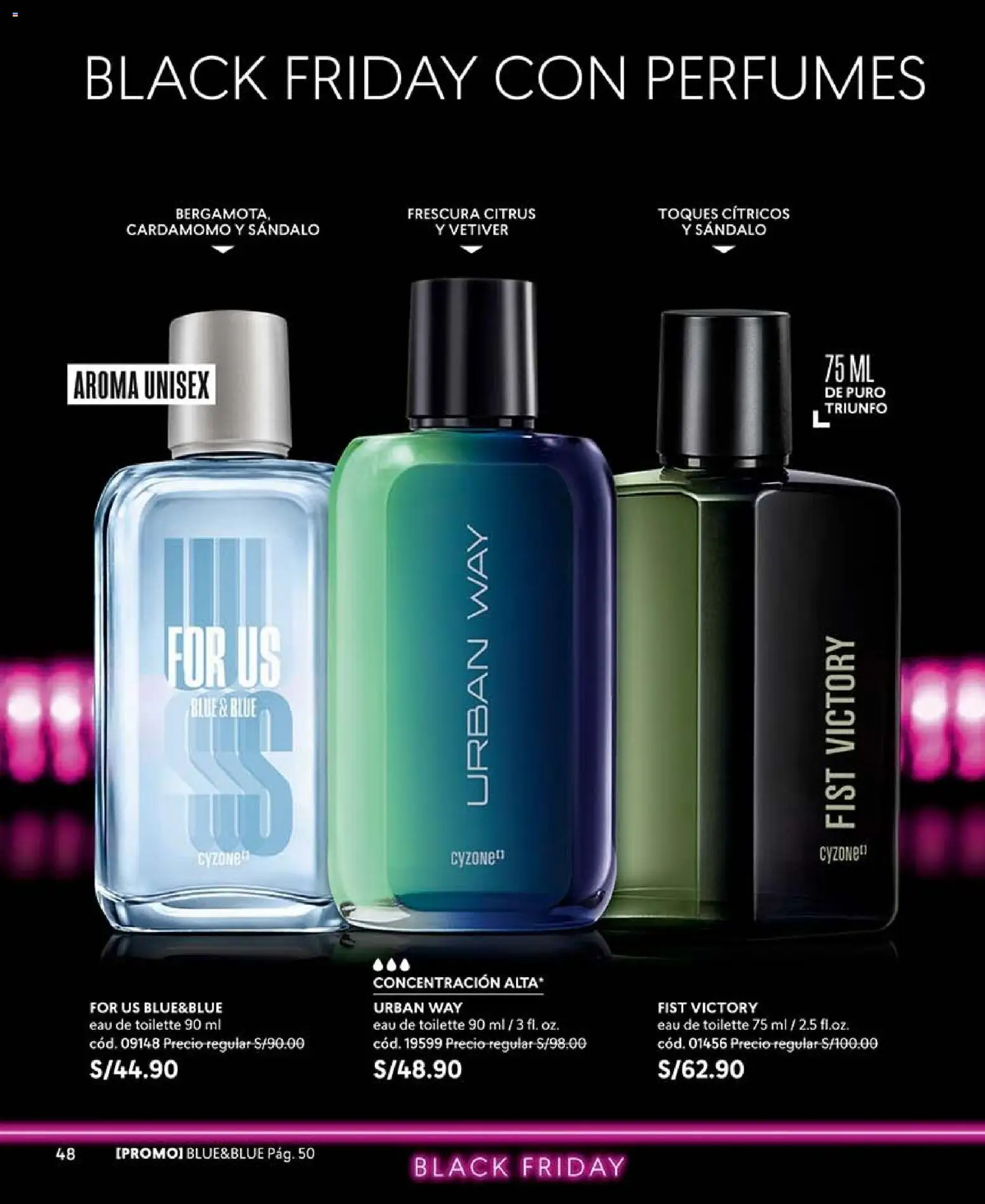 Catálogo CyZone válido desde 03/10/2026 | Página: 48 | Productos: Perfumes, Cardamomo, EAU de Toilette