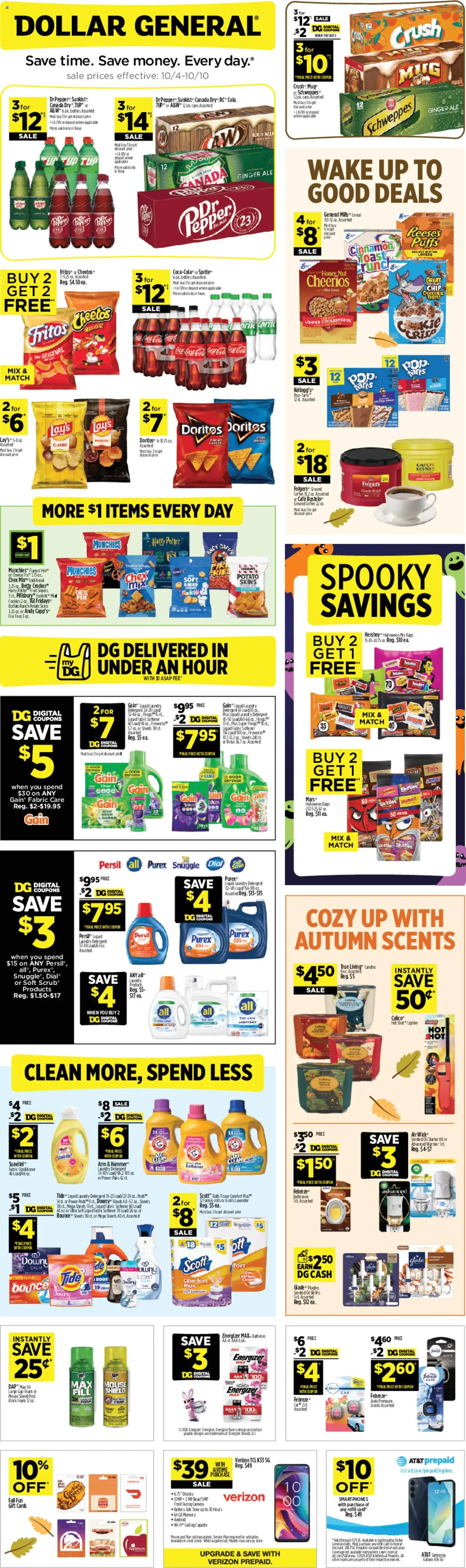 Dollar General Weekly Ad - valid from 10/04/2026 | Page: 1