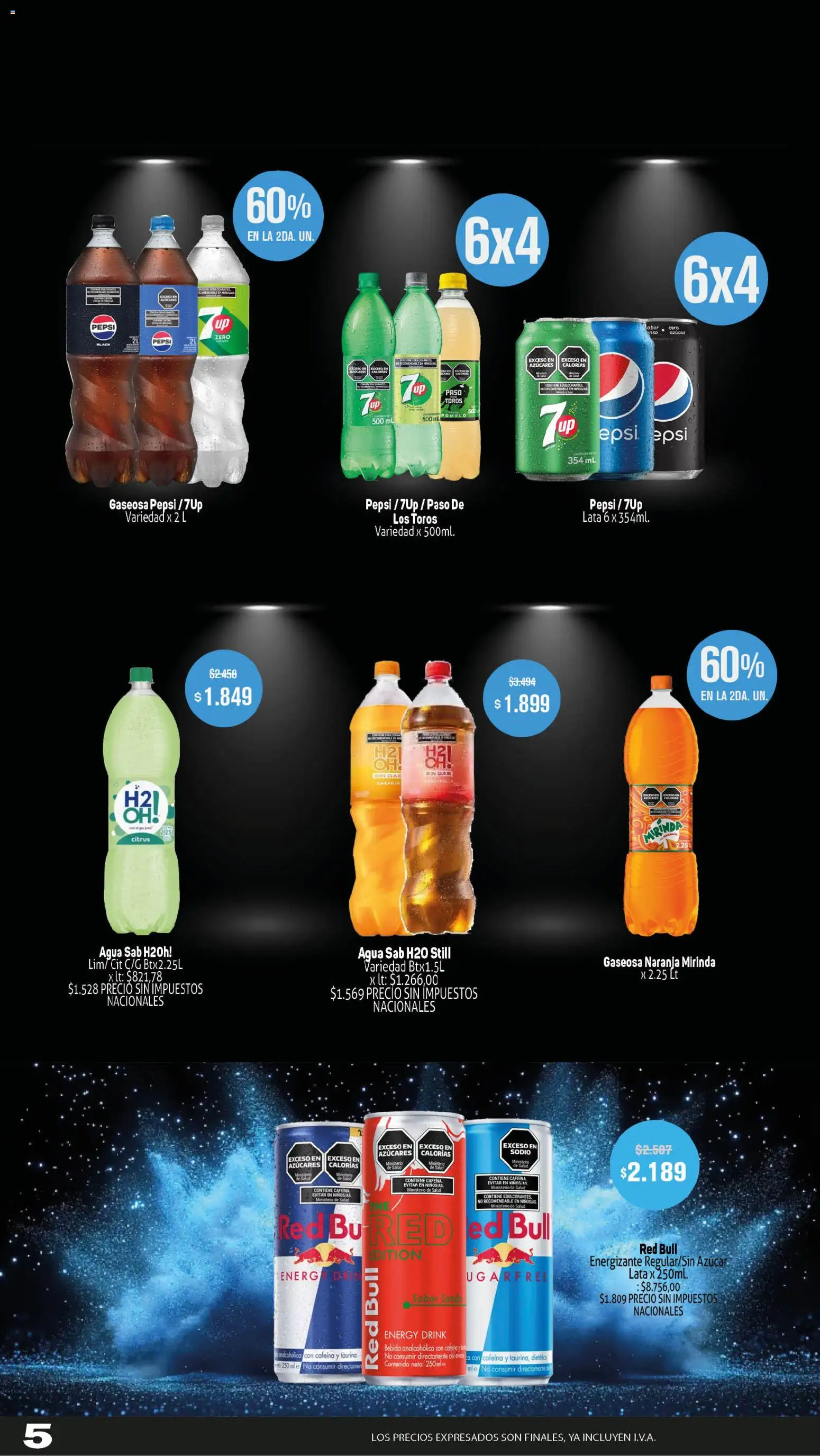 Makro OLVETE A ILUSIONAR │ válido desde el 09/07/2026 | Página: 5 | Productos: Gaseosa, Agua, Pomelo