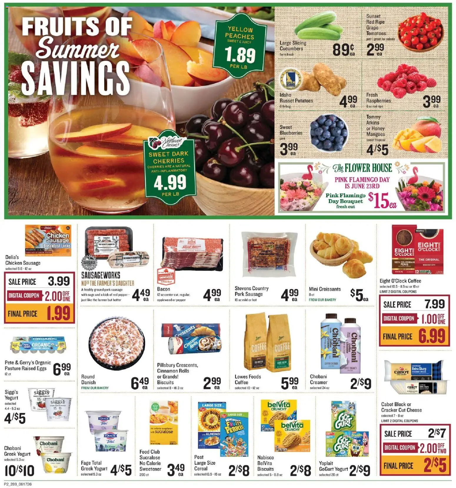 Lowes Foods Weekly Ad - GA - valid from 17.06.2026 | Page: 2 | Products: Bakery, Potatoes, Pepper, Bag