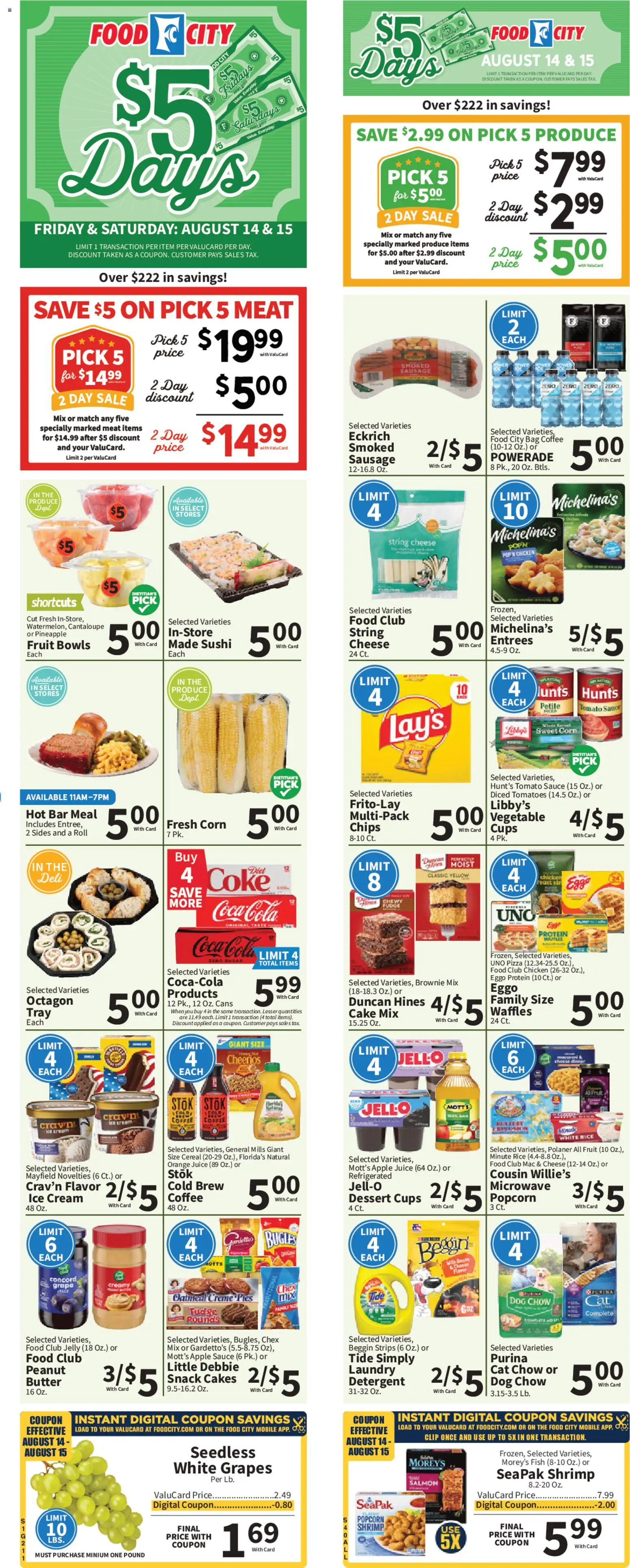 Food City Weekly Ad - valid from 08/12/2026 | Page: 1
