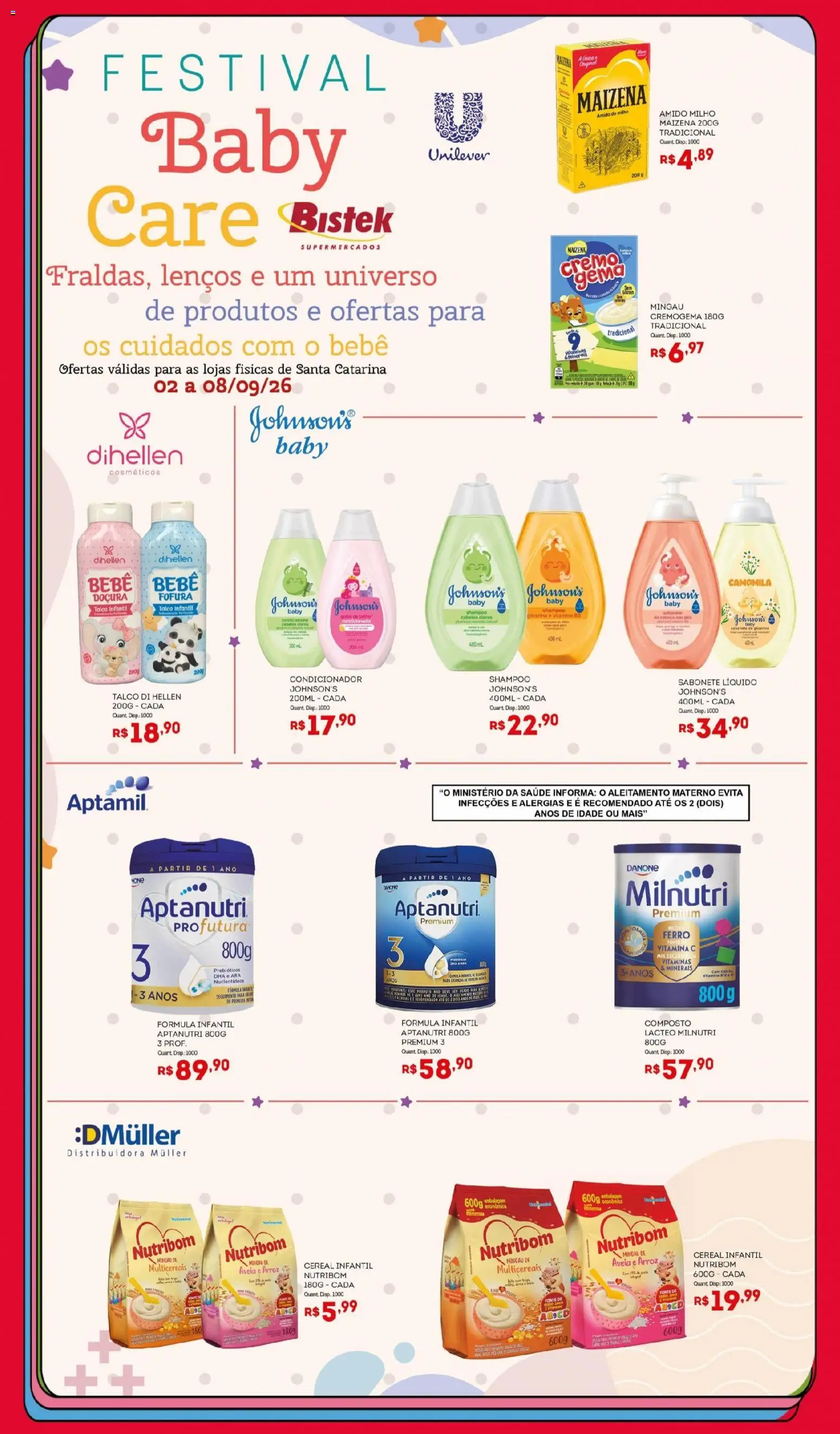 Bistek Supermercados Folheto - válido de 02/09/2026 | Página: 5 | Produtos: Shampoo, Fórmula infantil, Aveia, Sabonete líquido