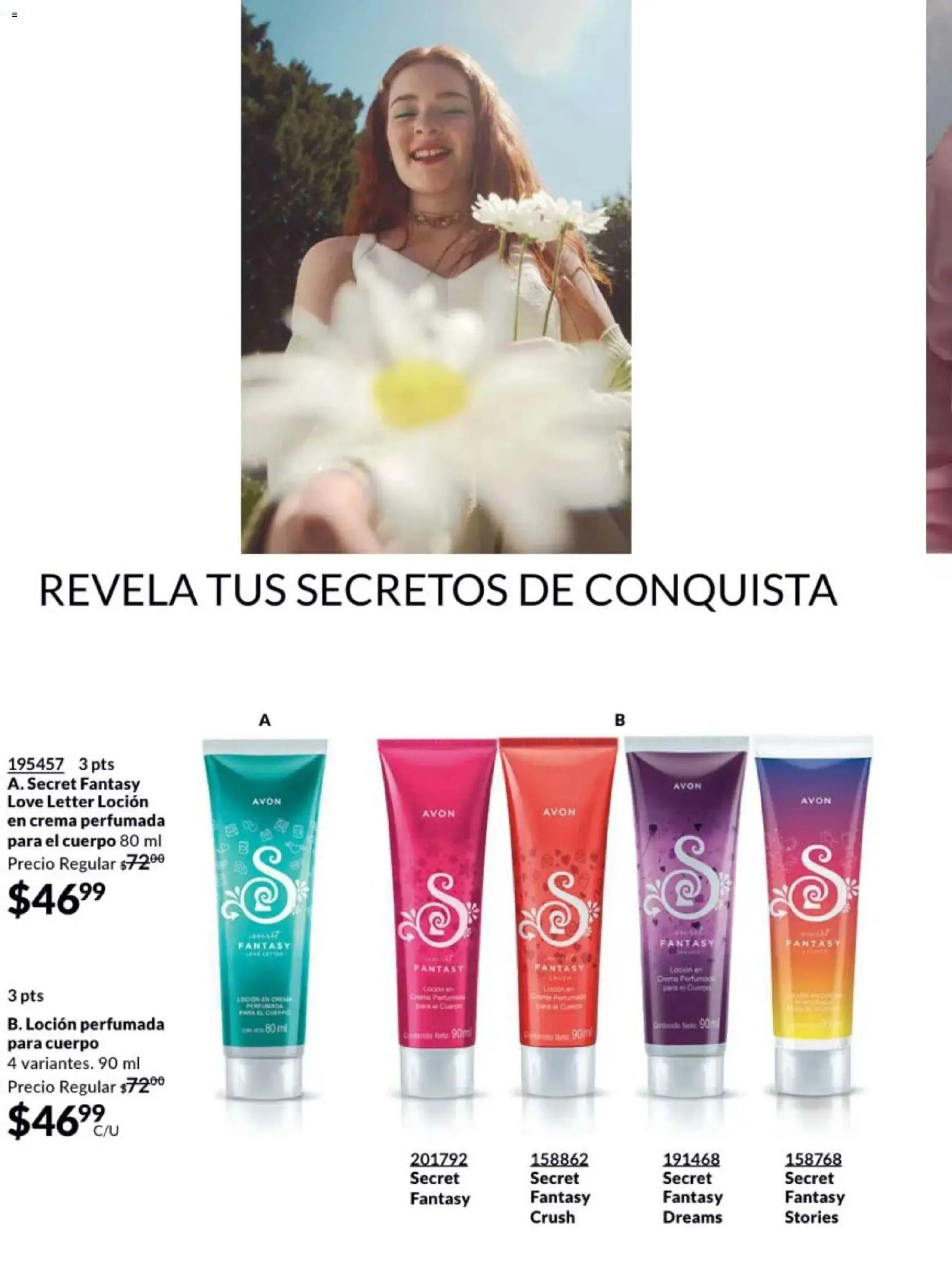Nuevas ofertas de AVON válidas en toda la República Mexicana desde el 20/02/2026. ¡Encuentra las mejores ofertas en AVON campaña 4 2026! | Página: 104 | Productos: Crema, Loción, Body