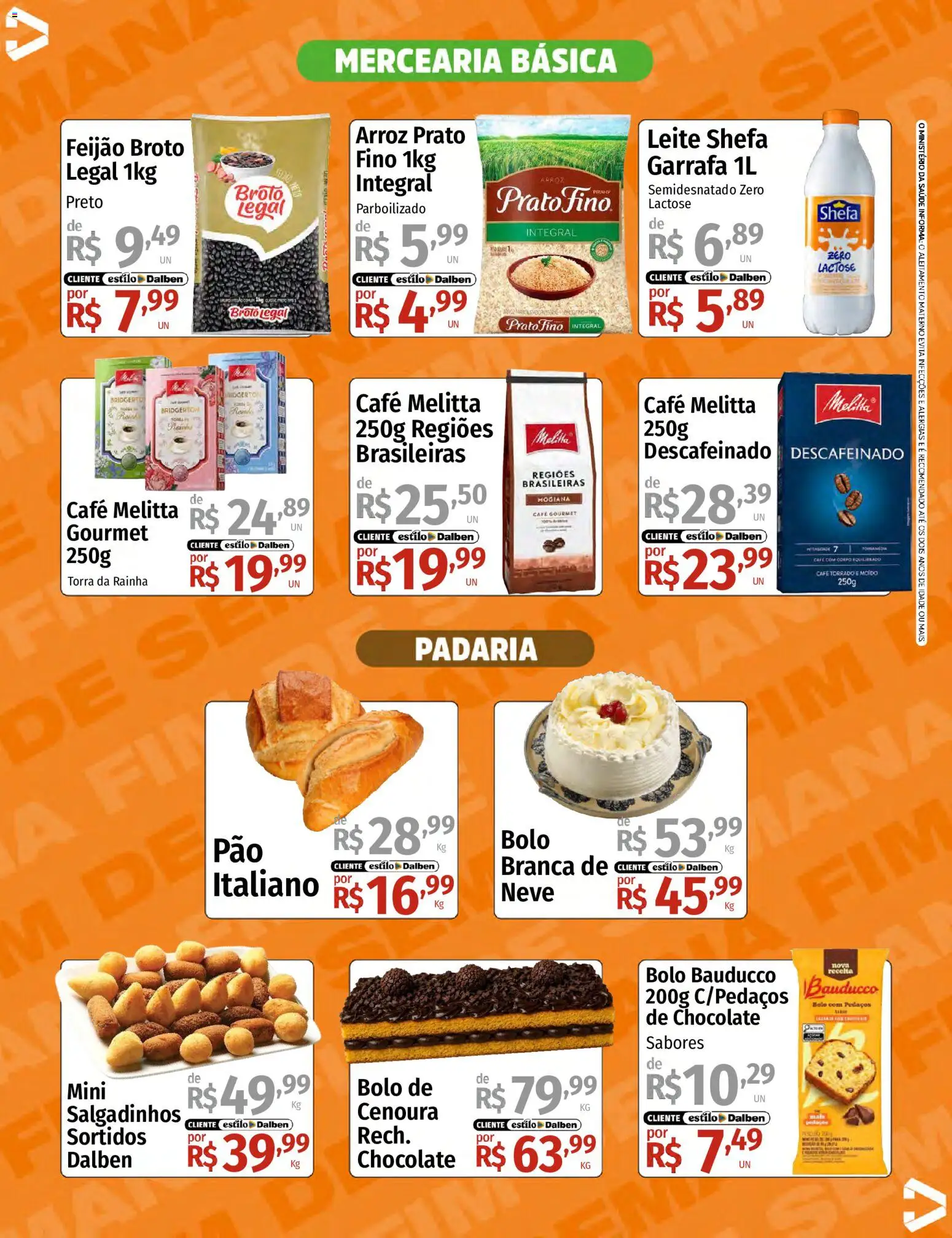 Supermercado Dalben Folheto - válido de 26/06/2026 | Página: 5 | Produtos: Feijão, Leite, Café, Salgadinhos