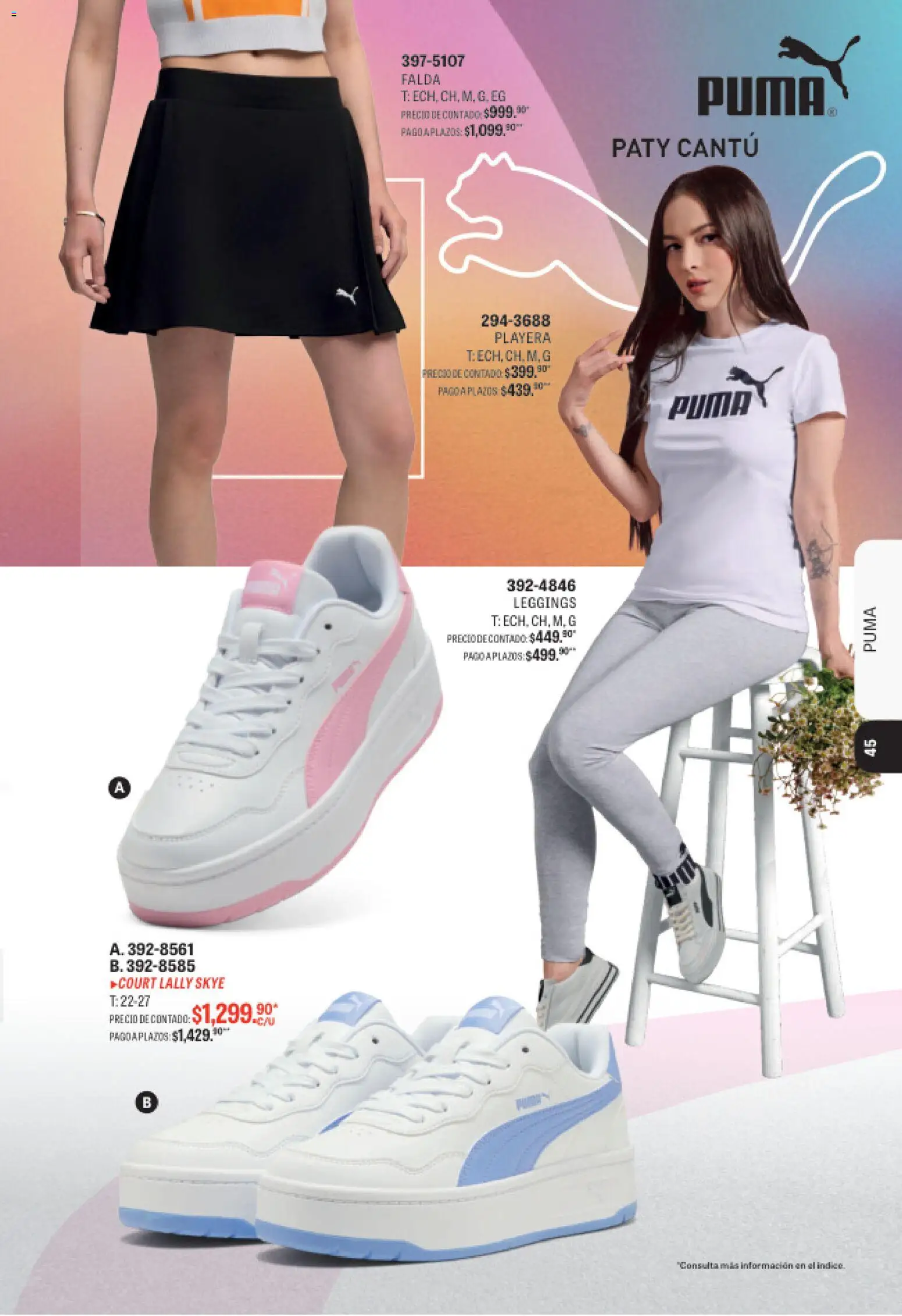 Nuevas ofertas de Andrea válidas en toda la República Mexicana desde el 09/08/2026. ¡Encuentra las mejores ofertas en Andrea catálogo Deportivo Completo! | Página: 45
