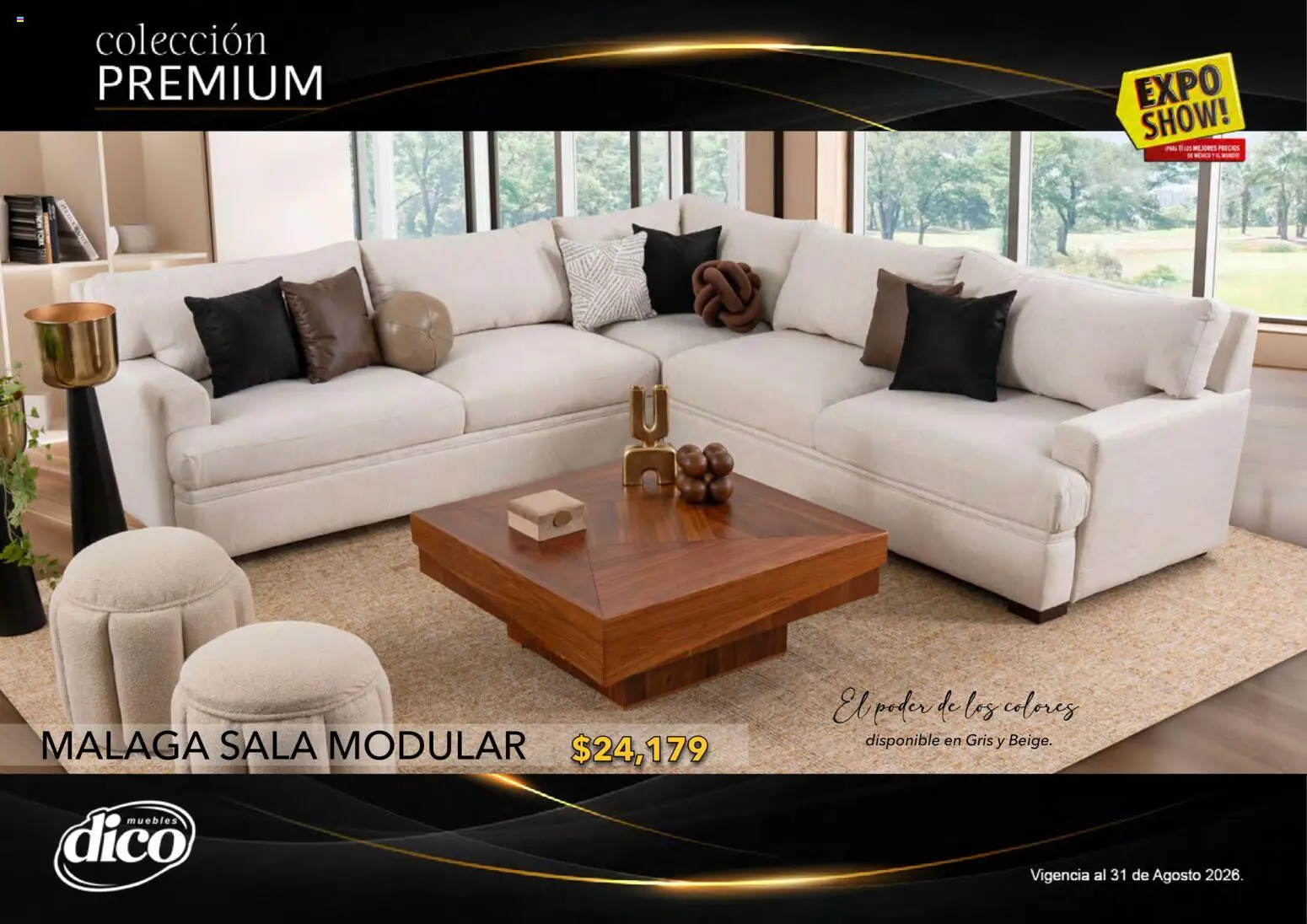 Nuevas ofertas de Muebles Dico válidas en toda la República Mexicana desde el 01/08/2026. ¡Encuentra las mejores ofertas en Muebles Dico catálogo Colección Premium! | Página: 54 | Productos: Modular