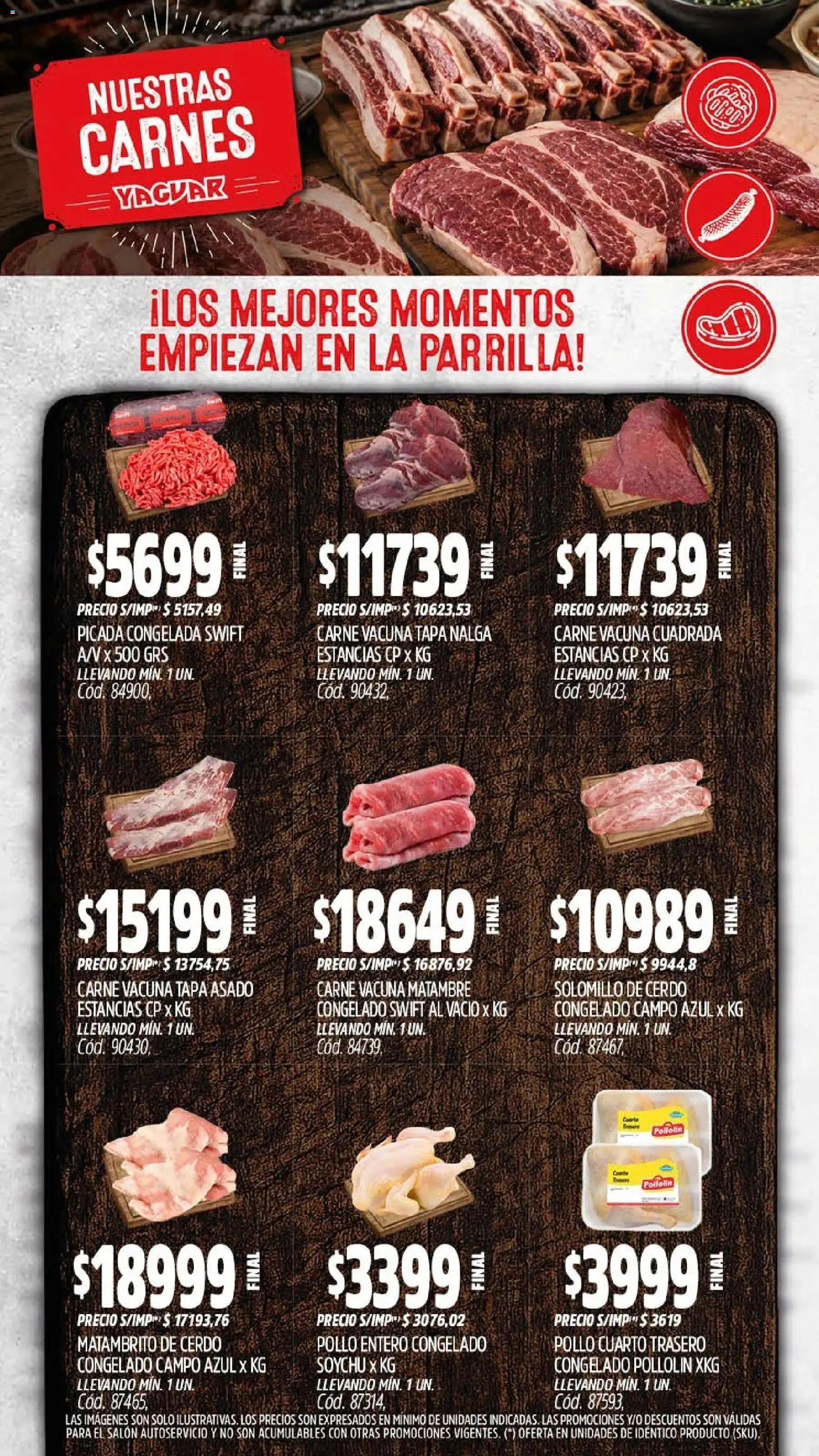 Yaguar - Oferta Semanal General Roca │ válido desde el 28/09/2026 | Página: 6 | Productos: Pollo entero, Parrilla, Pollo, Carne