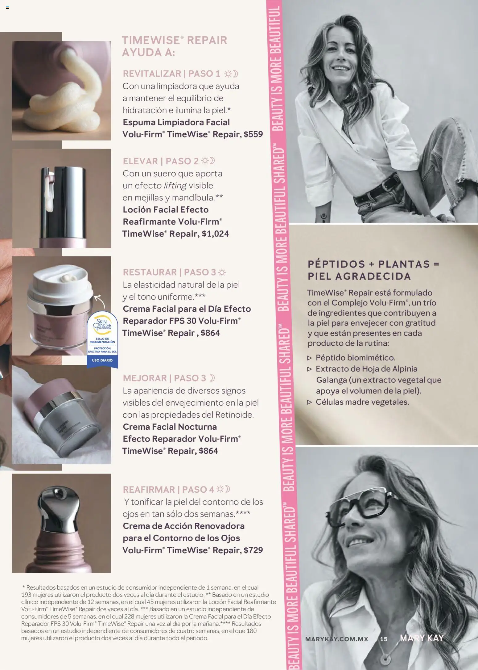 Nuevas ofertas de Mary Kay válidas en toda la República Mexicana desde el 01/09/2026. ¡Encuentra las mejores ofertas en Mary Kay catálogo! | Página: 15 | Productos: Contorno, Crema facial, Espuma, Ingredientes