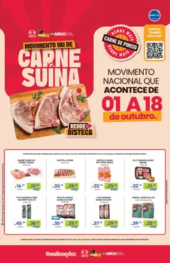 Prezunic ofertas Movimento vai de carne suína - Pré-Visualização do folheto da loja Prezunic, válido de 01/10/2026