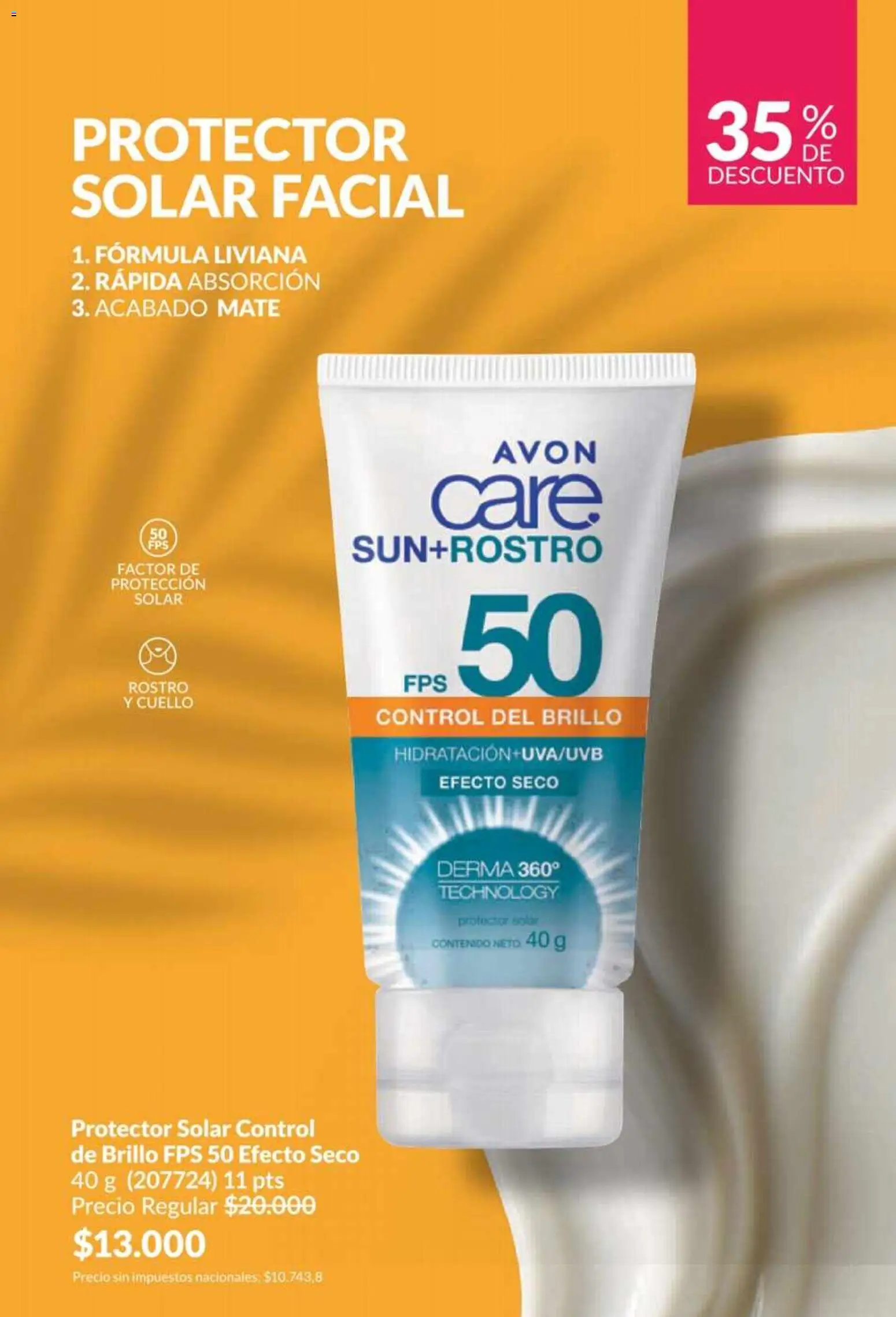 Catálogo AVON Campaña 5/2026 │ válido desde el 01.05.2026 | Página: 137 | Productos: Mate, Protector solar, Brillo
